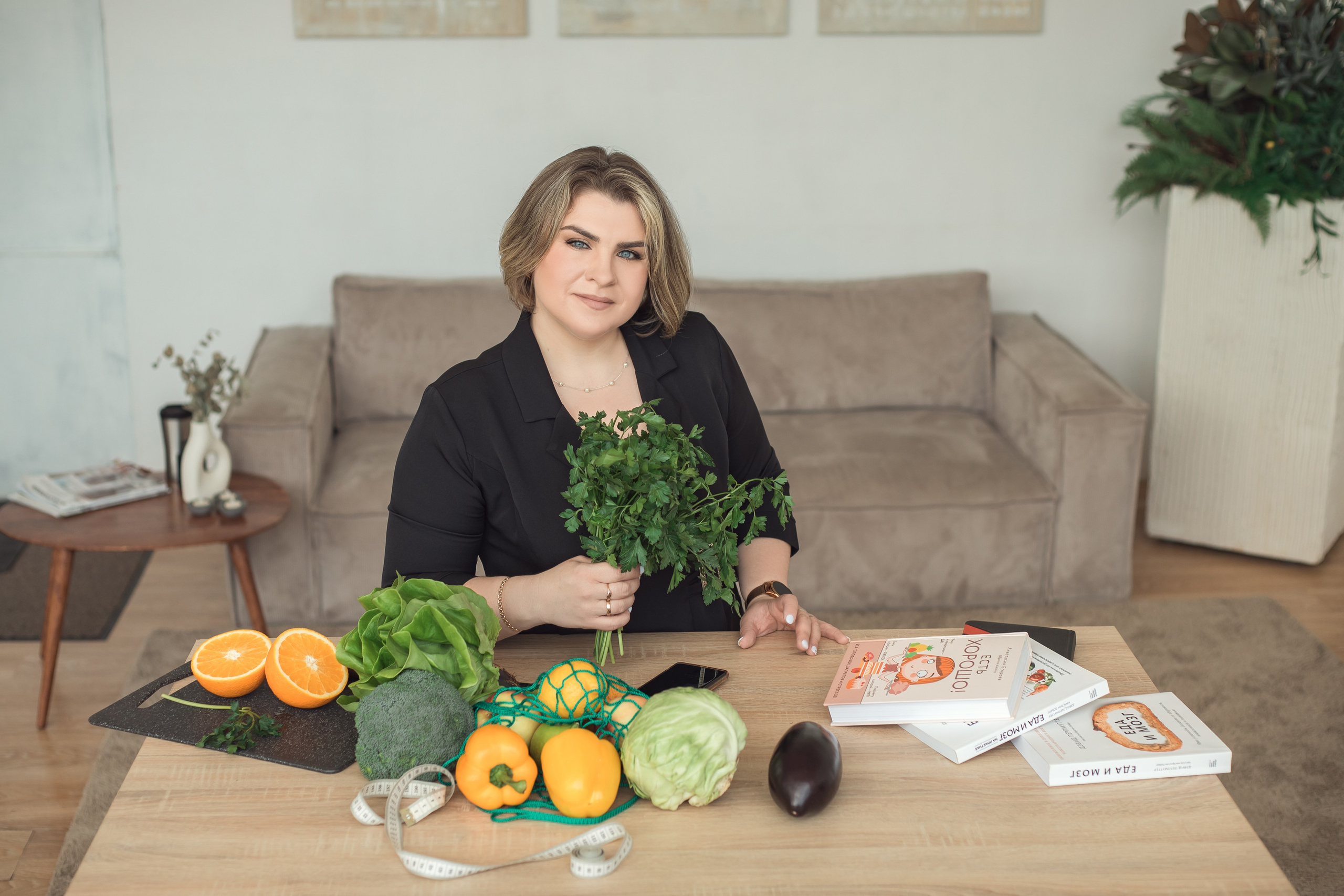 Контент для эксперта по питанию и модификации образа жизни Ольги Иванишиной. Семейный фотограф в Рязани и Рязанской области