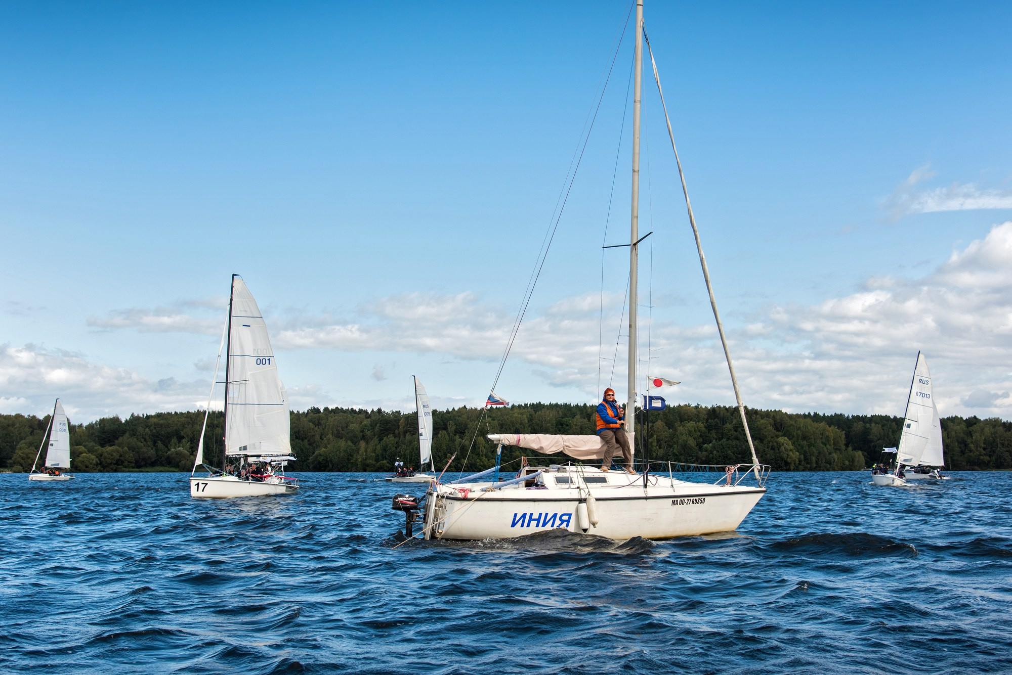 Парусная регата. Anzhina1.wfolio.pro