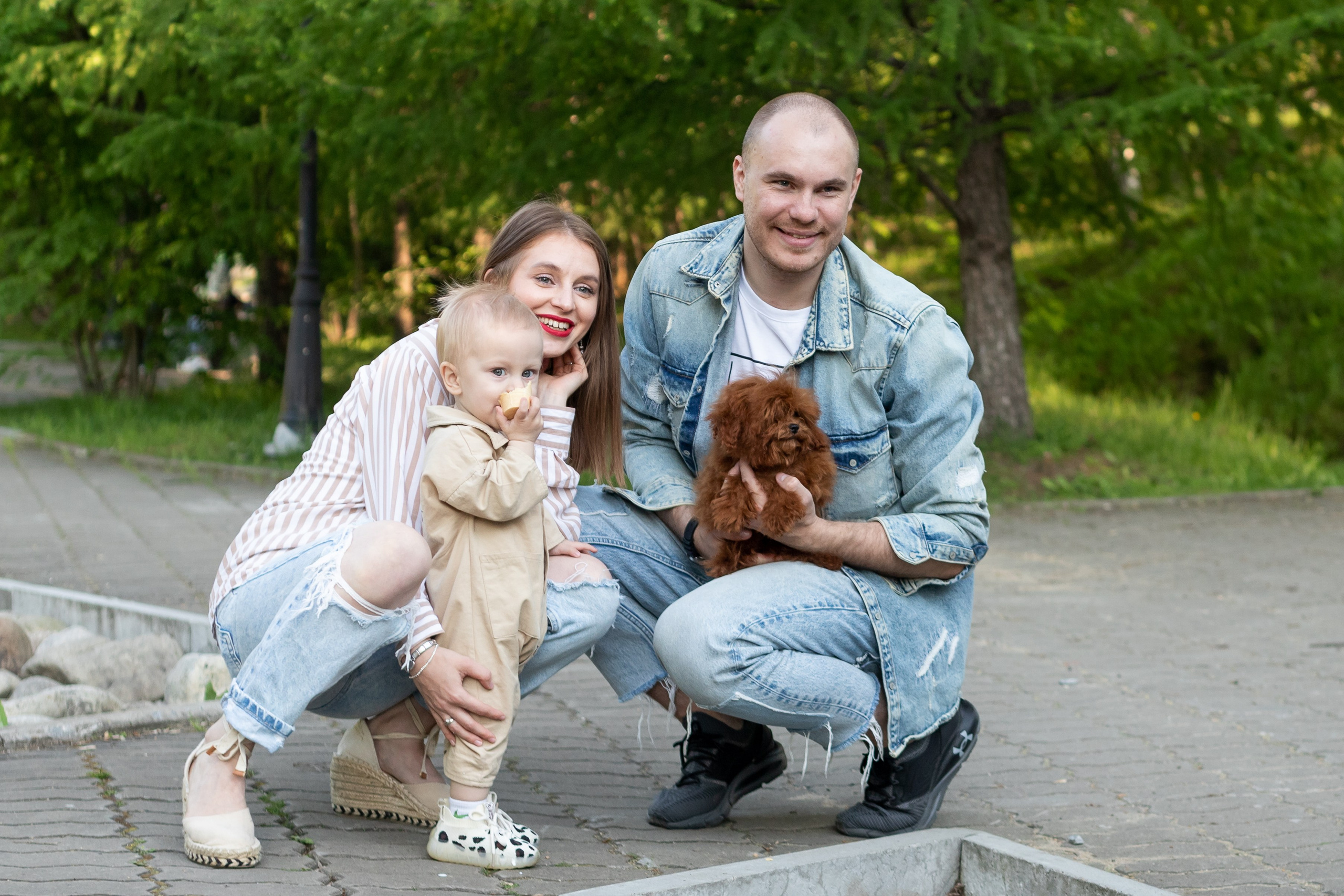 Семейная прогулка в парке «Северный». Семейный и детский фотограф в Хабаровске Алевтина Проскурякова