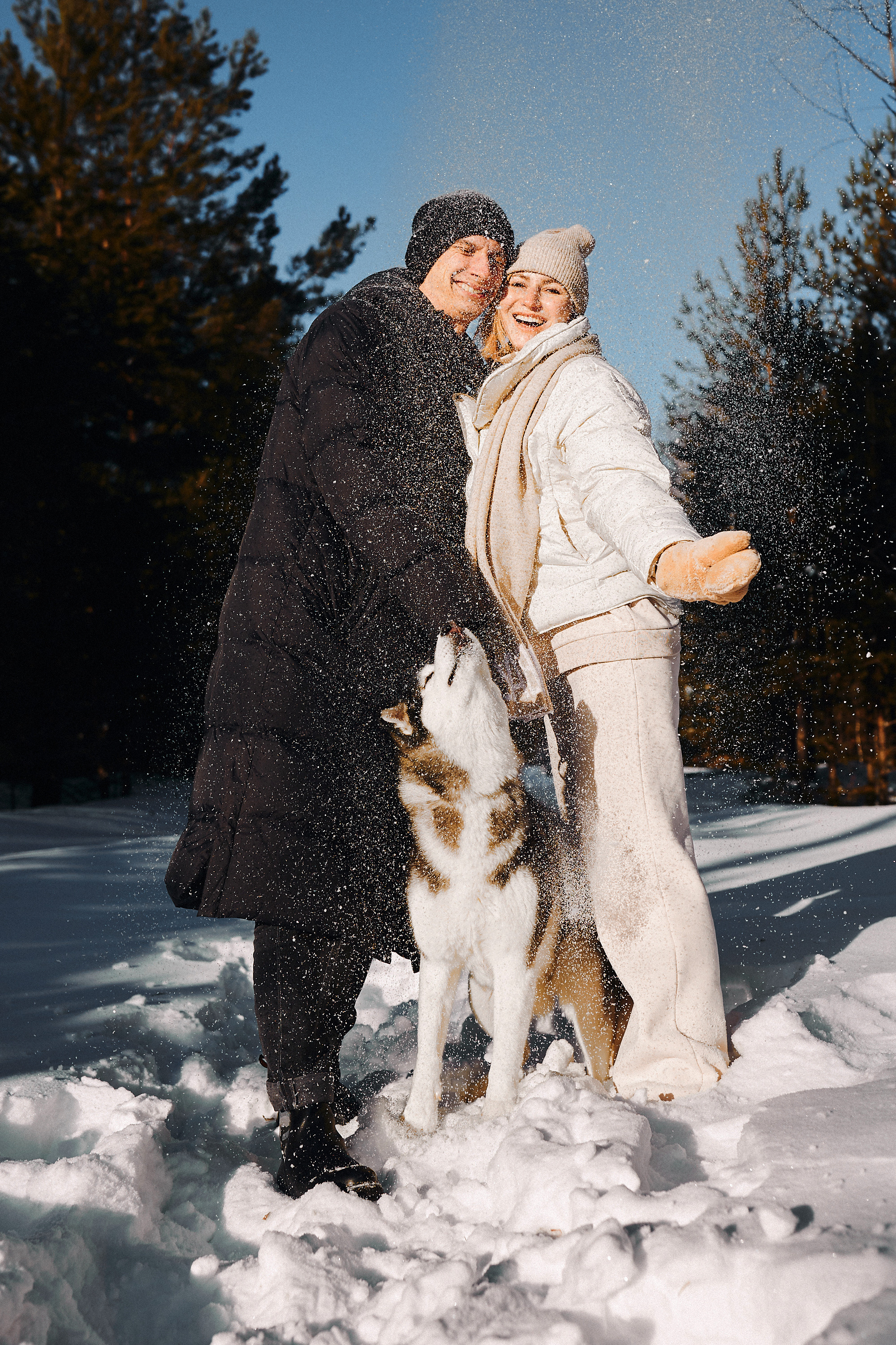 Winter love story in the forest. Иван Март Свадебный и портретный фотограф Тюмень
