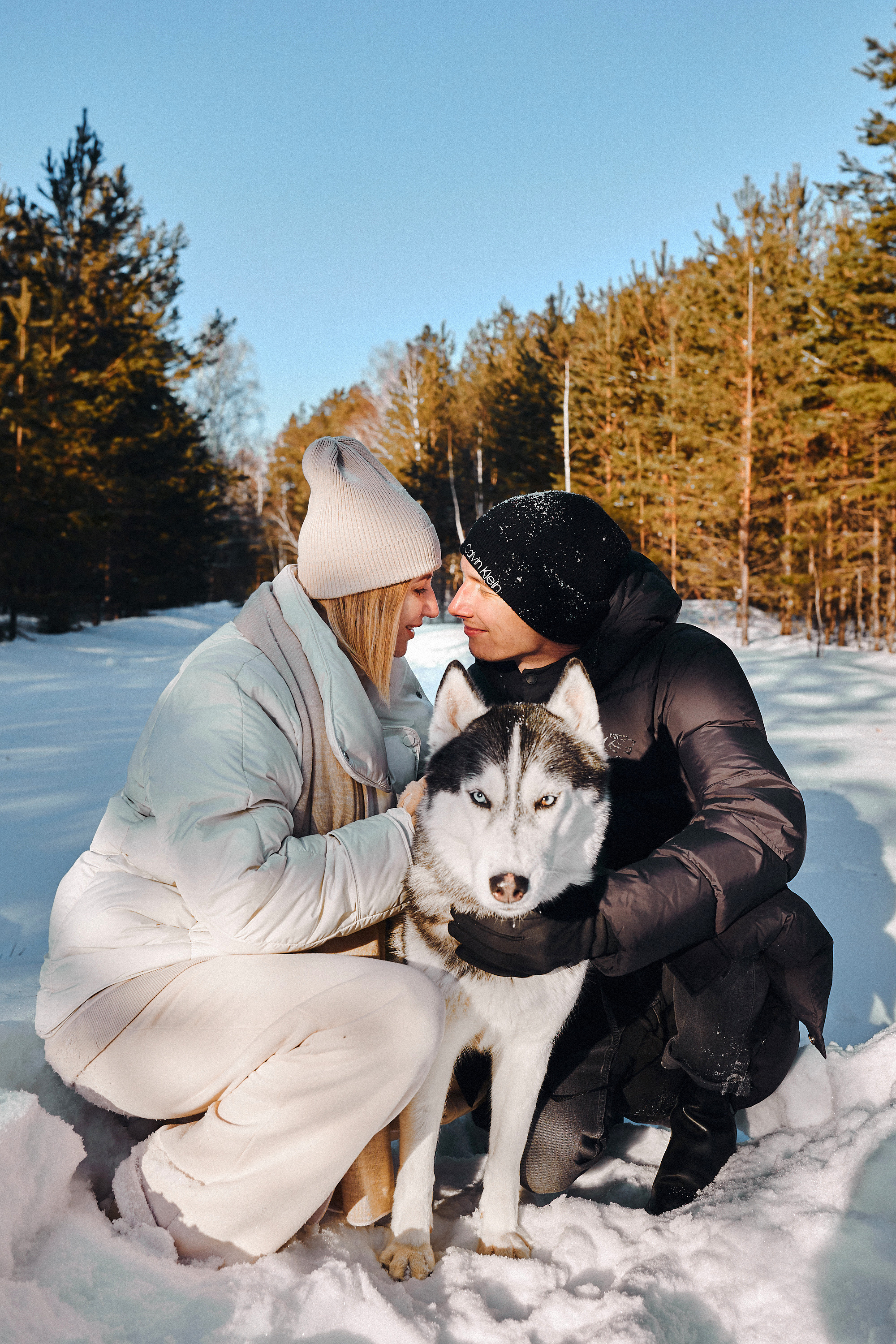 Winter love story in the forest. Иван Март Свадебный и портретный фотограф Тюмень