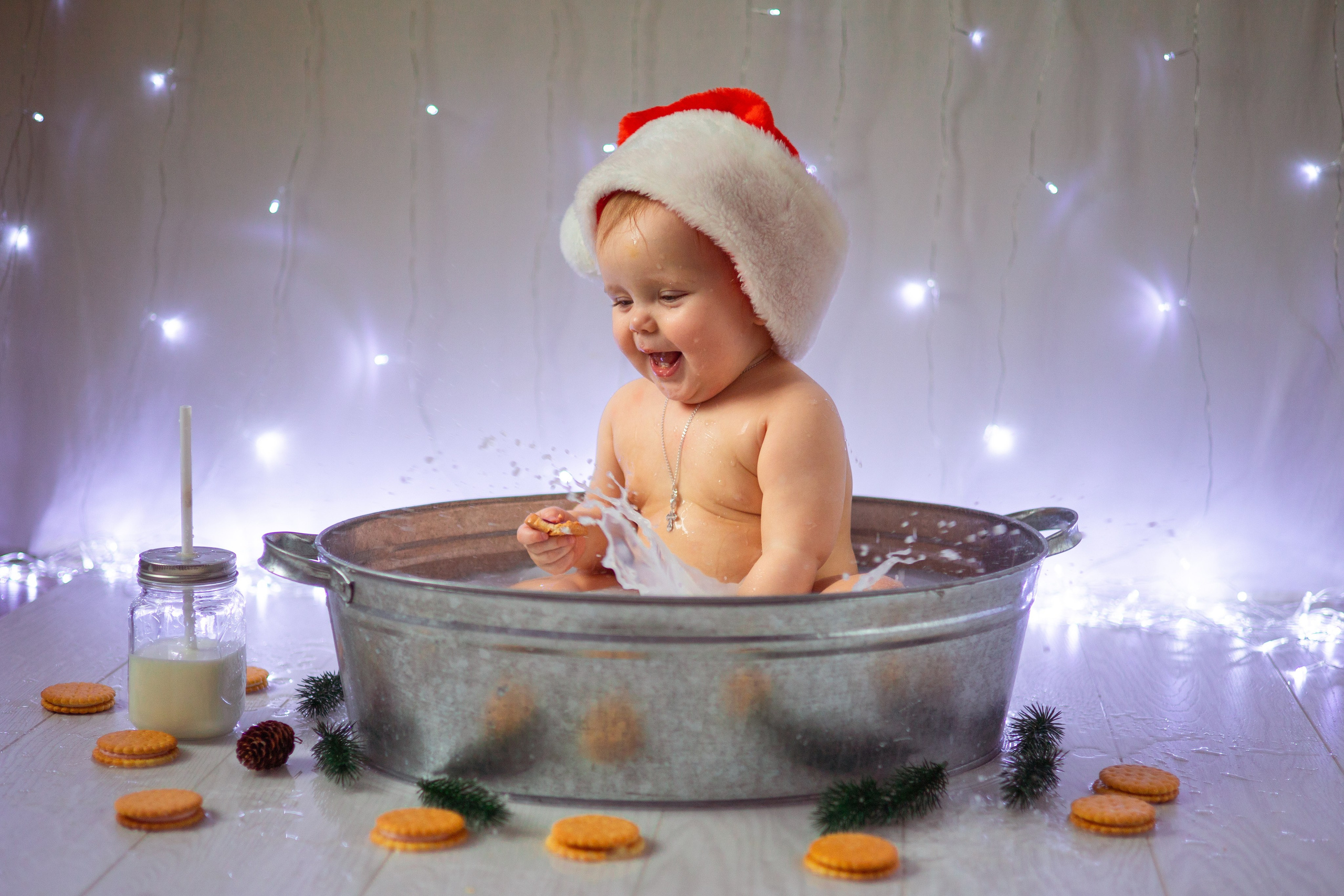 Соня Рождественская ванна. Семейный и детский фотограф в Михайловке Татьяна Лестьева