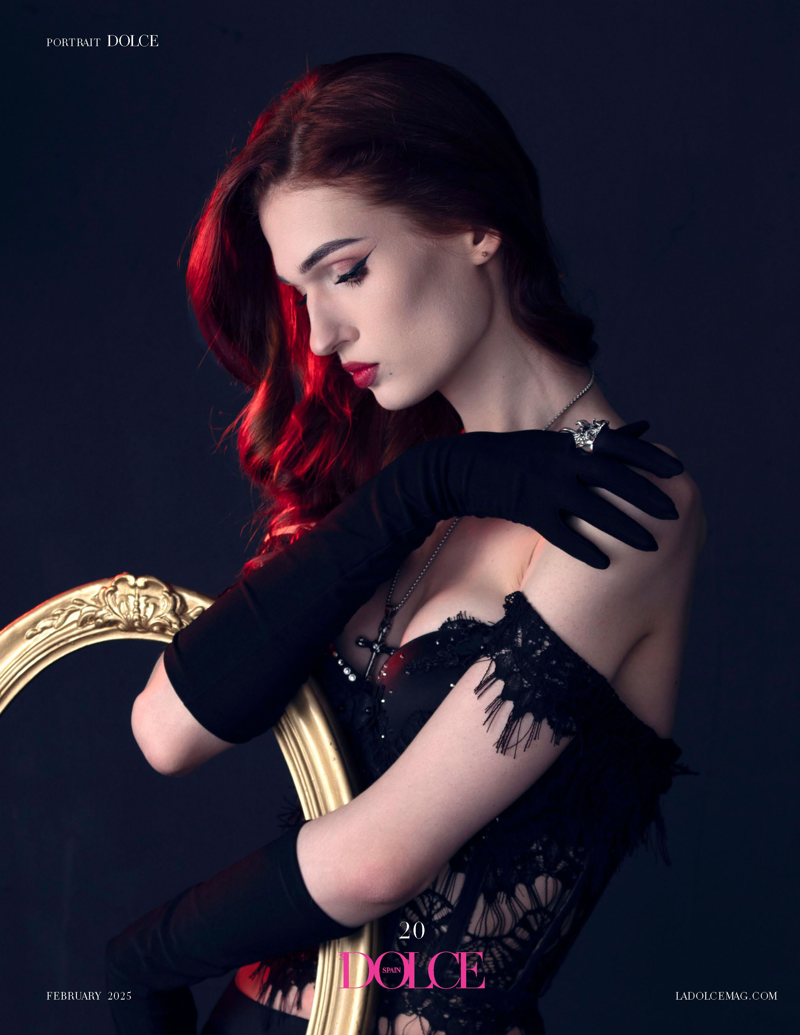 Вамп. Публикация в DOLCE magazine. Портретный фотограф в Санкт-Петербурге Савельева Ольга