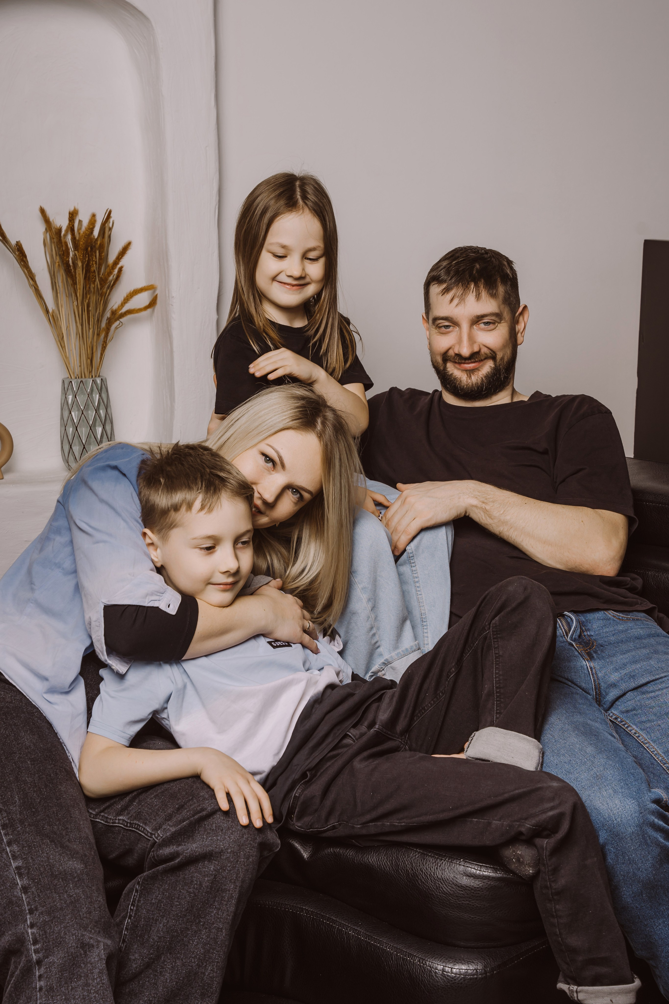 Семейные съёмки в студии. Фотограф Валентина Полунина