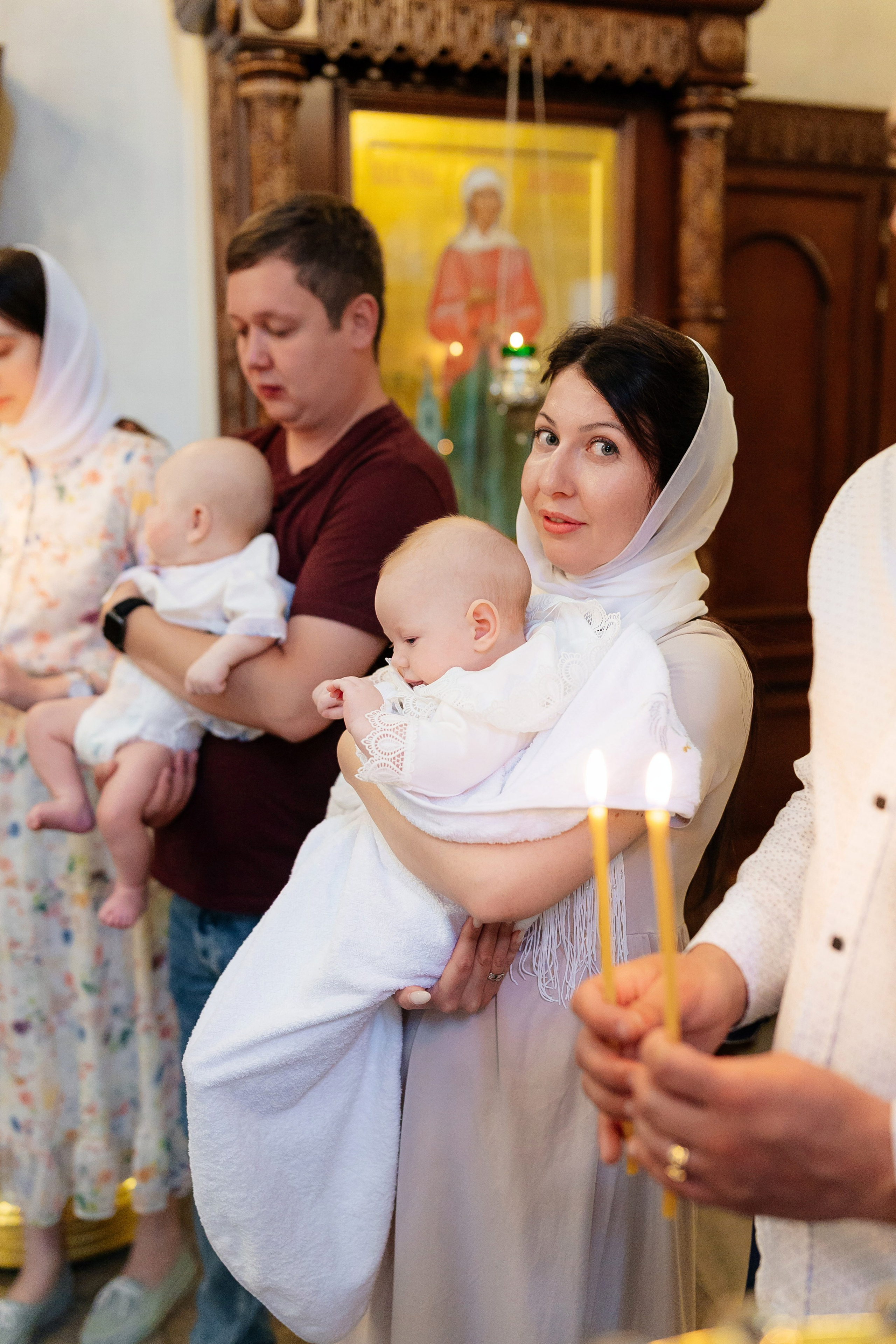 Крещение Анастасии. Семейный и детский фотограф в Москве Александра Мак