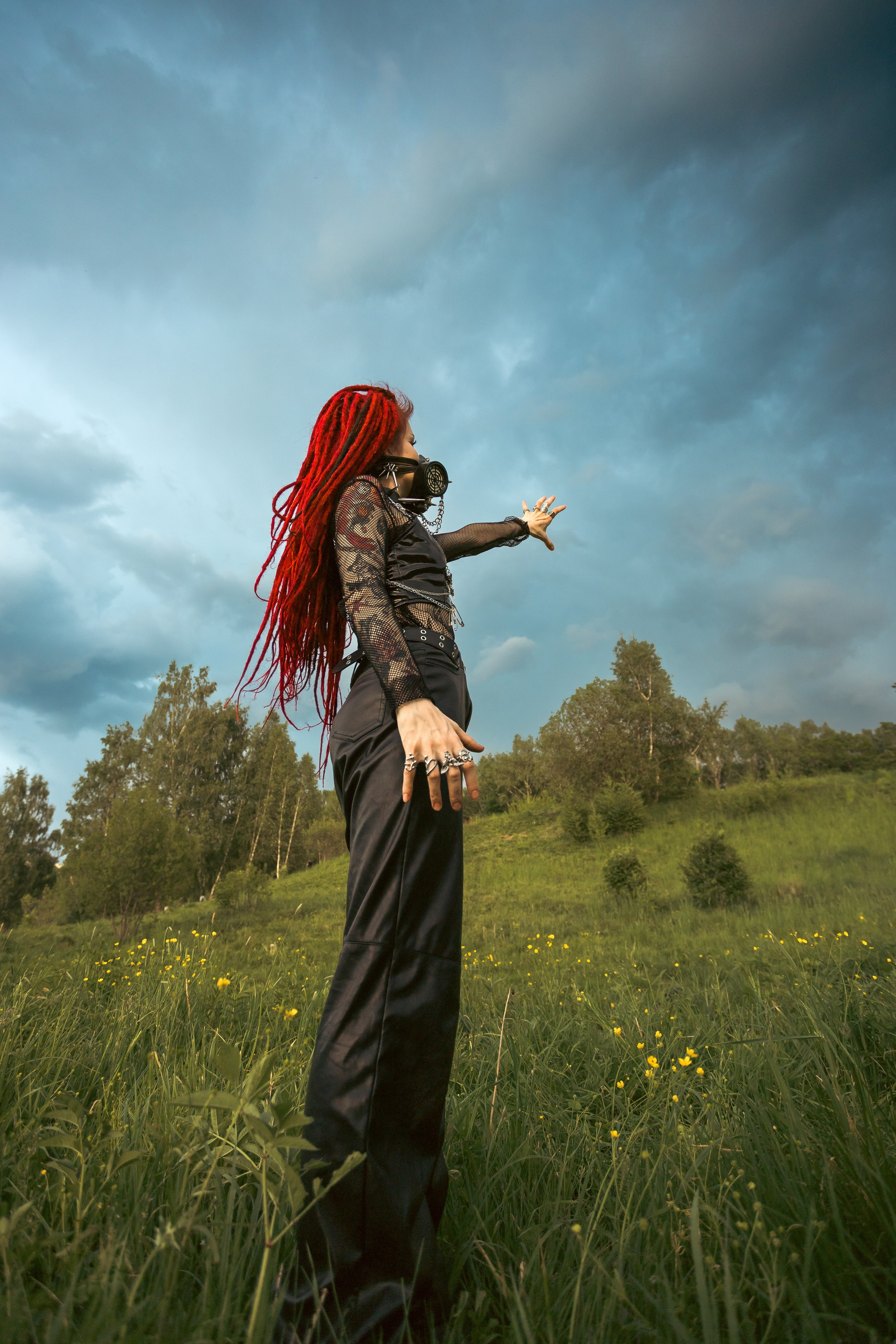 На природе. Photomantis