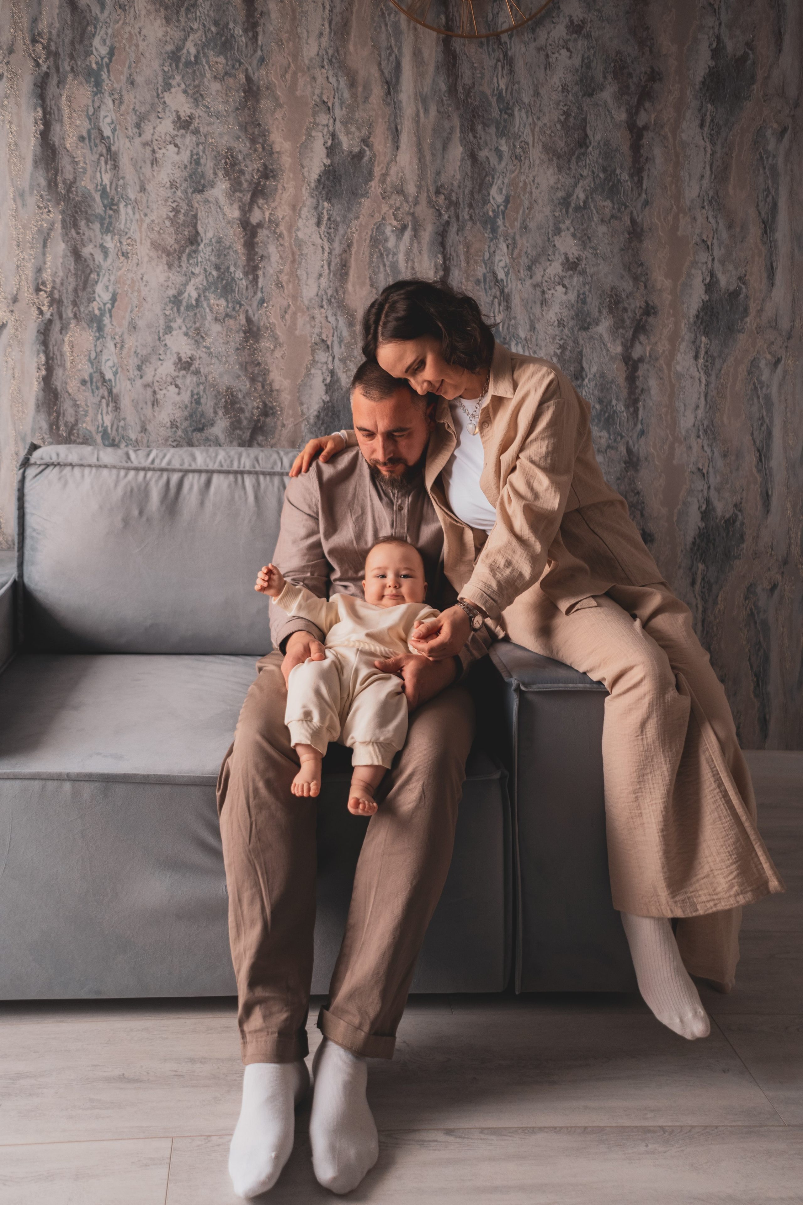 Мансур с родителями, Щелково, домашняя съемка. Наталья Дукалова фотограф Щелково Королев Пушкино Москва Балашиха