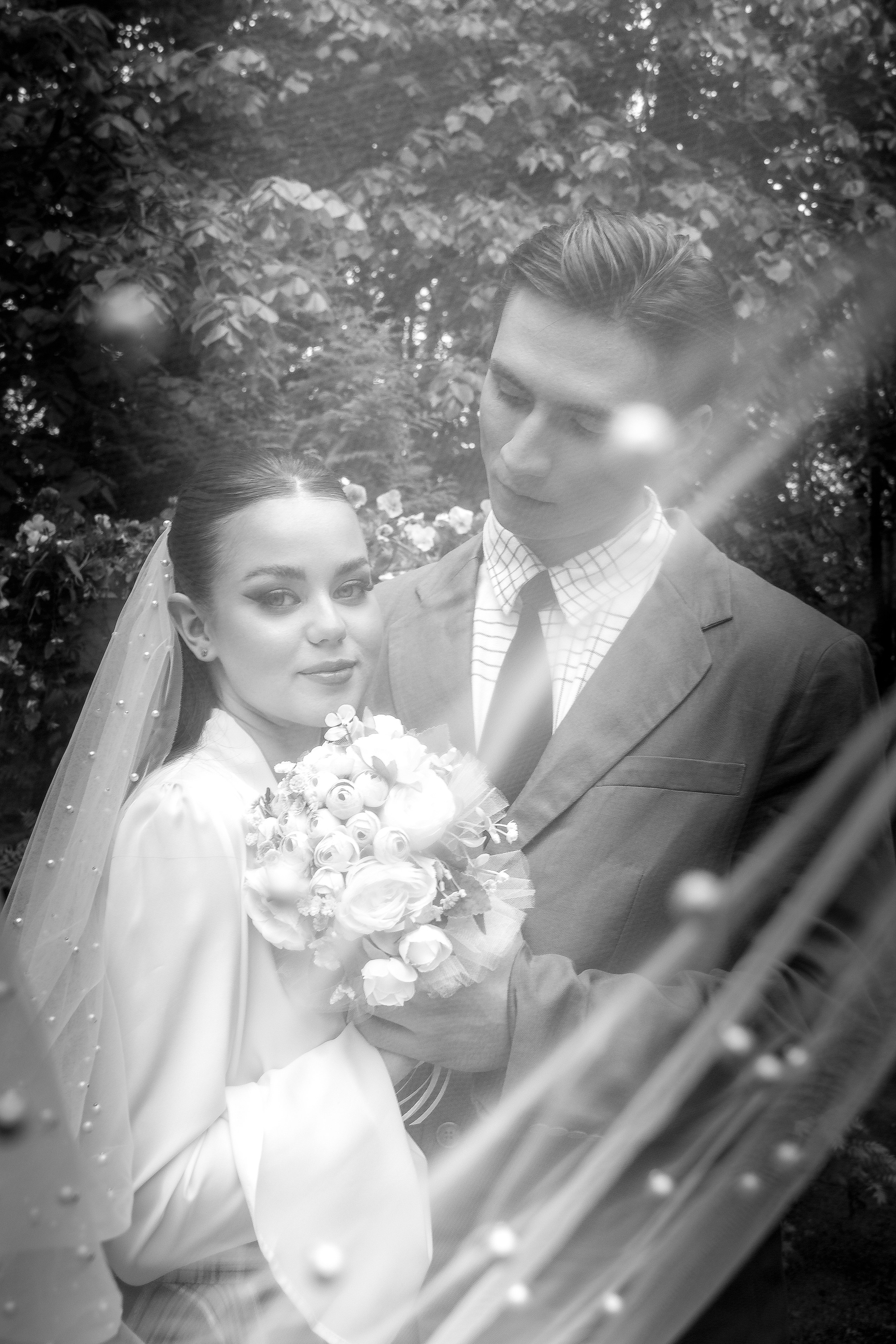 Свадьба под дождем «Марина-Марк». Свадебный/Портретный фотограф снимаю в Москве