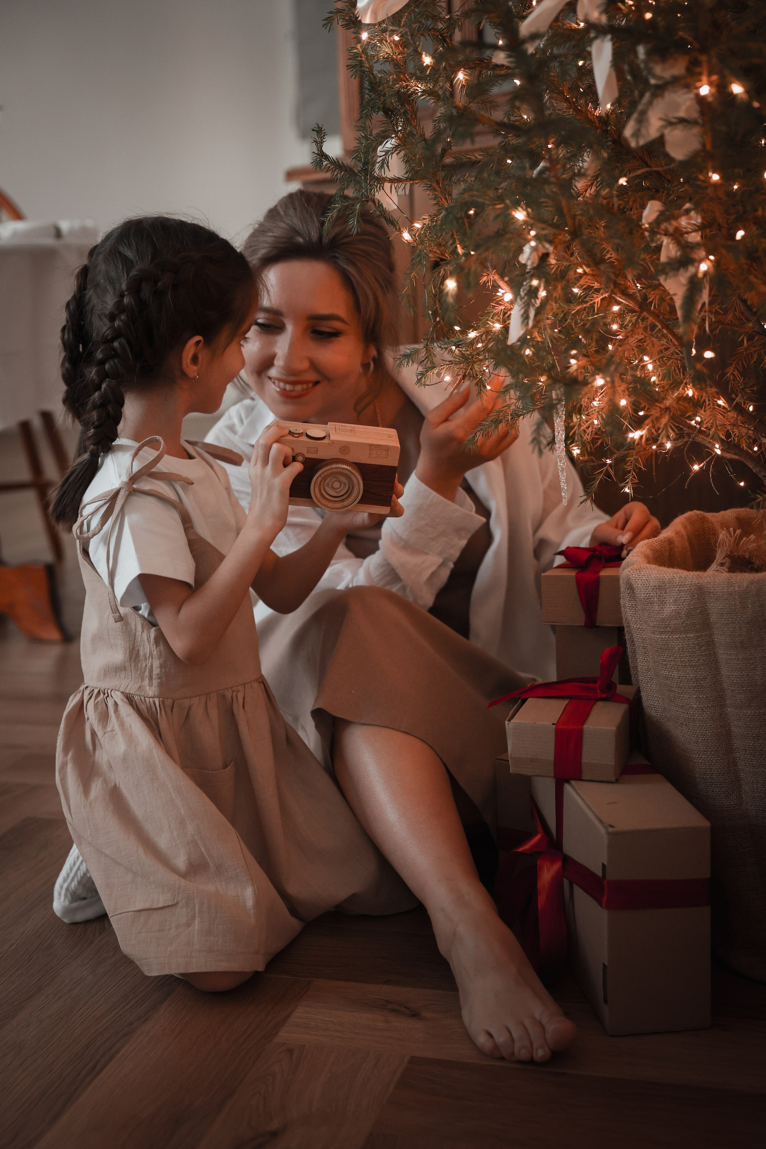 Рождественская история. Яна и Ева. Ваш семейный newborn и lifestyle фотограф в СПБ Наталья Журавлева