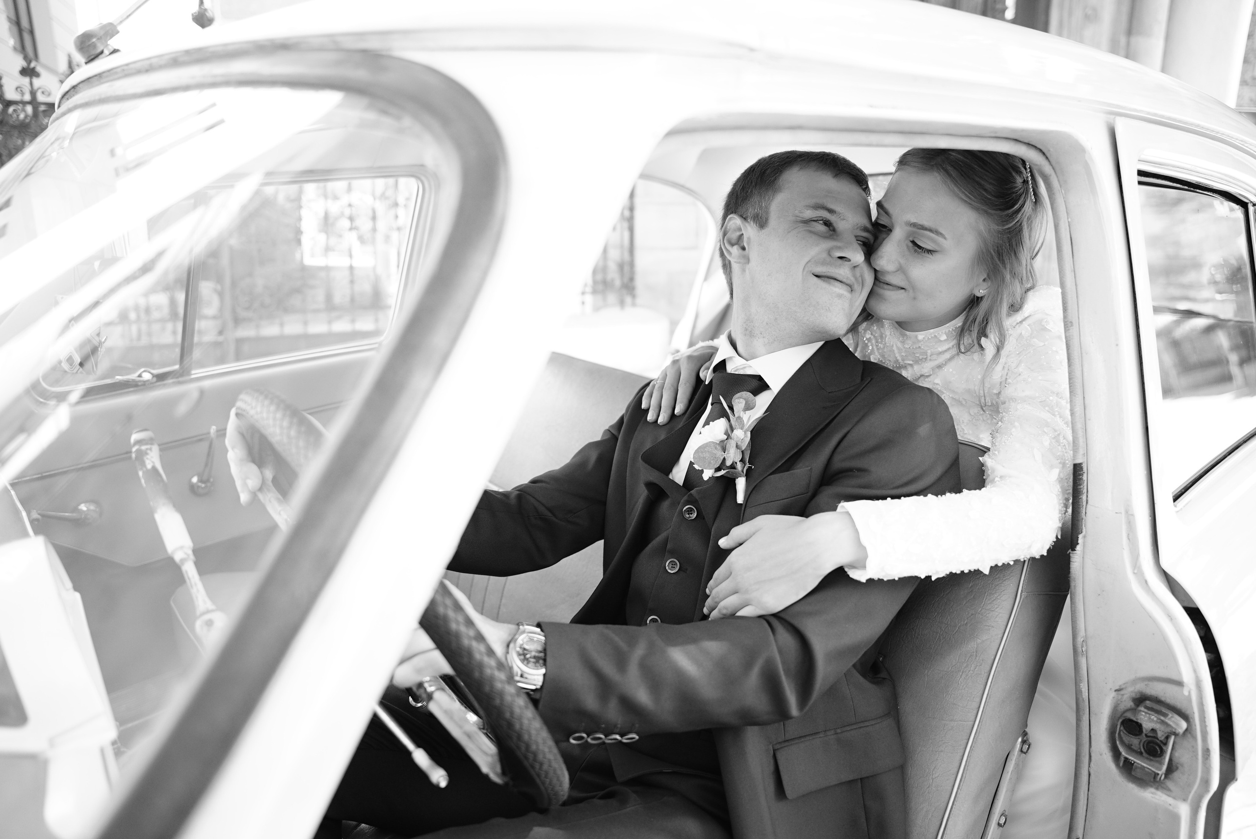 Андрей и Алина чб. Свадебный фотограф в Самаре Анна Ковалева