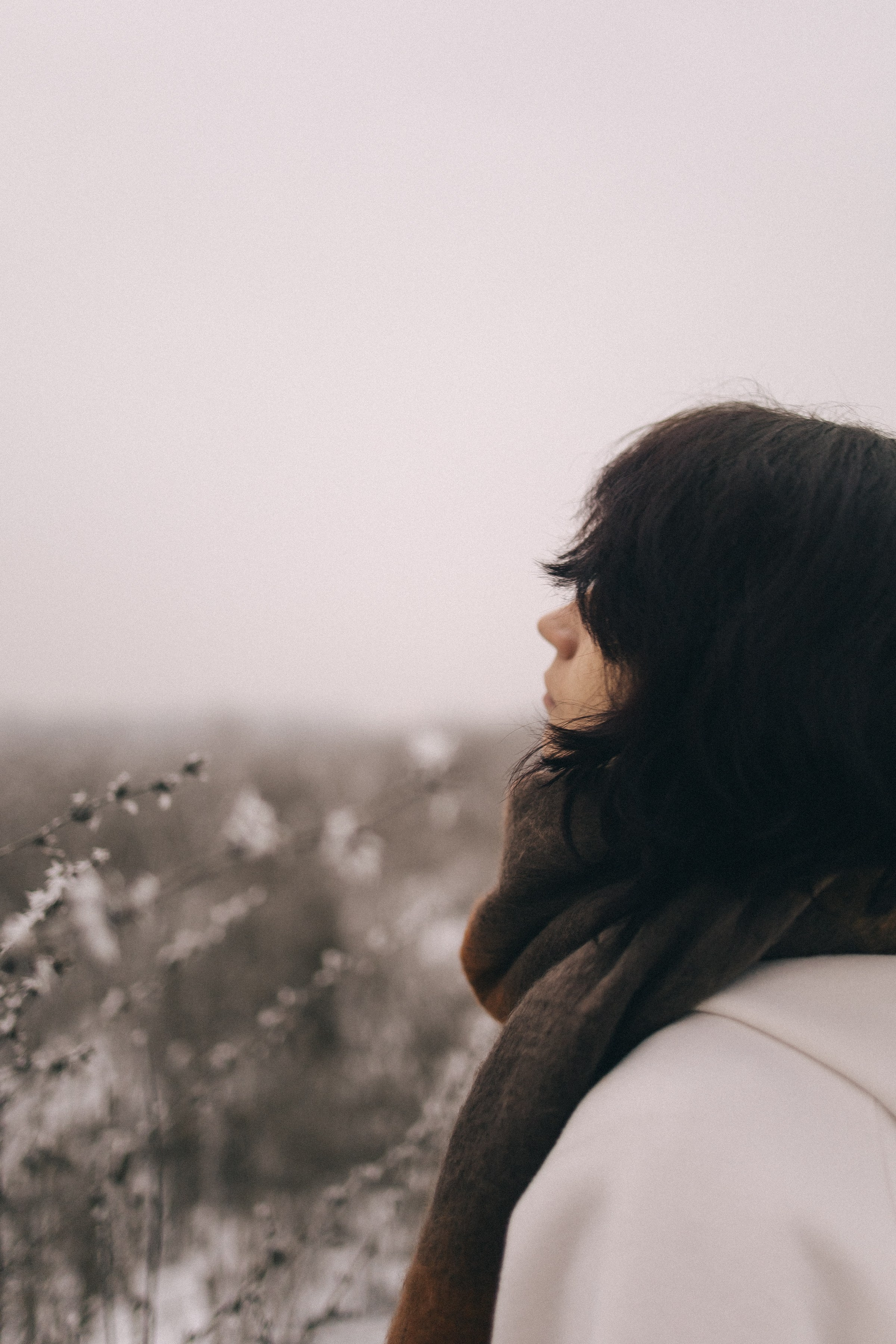 Ксю и снег / Алматы. Фотограф Наталья Гончарова. Снимаю живые портреты в Алматы