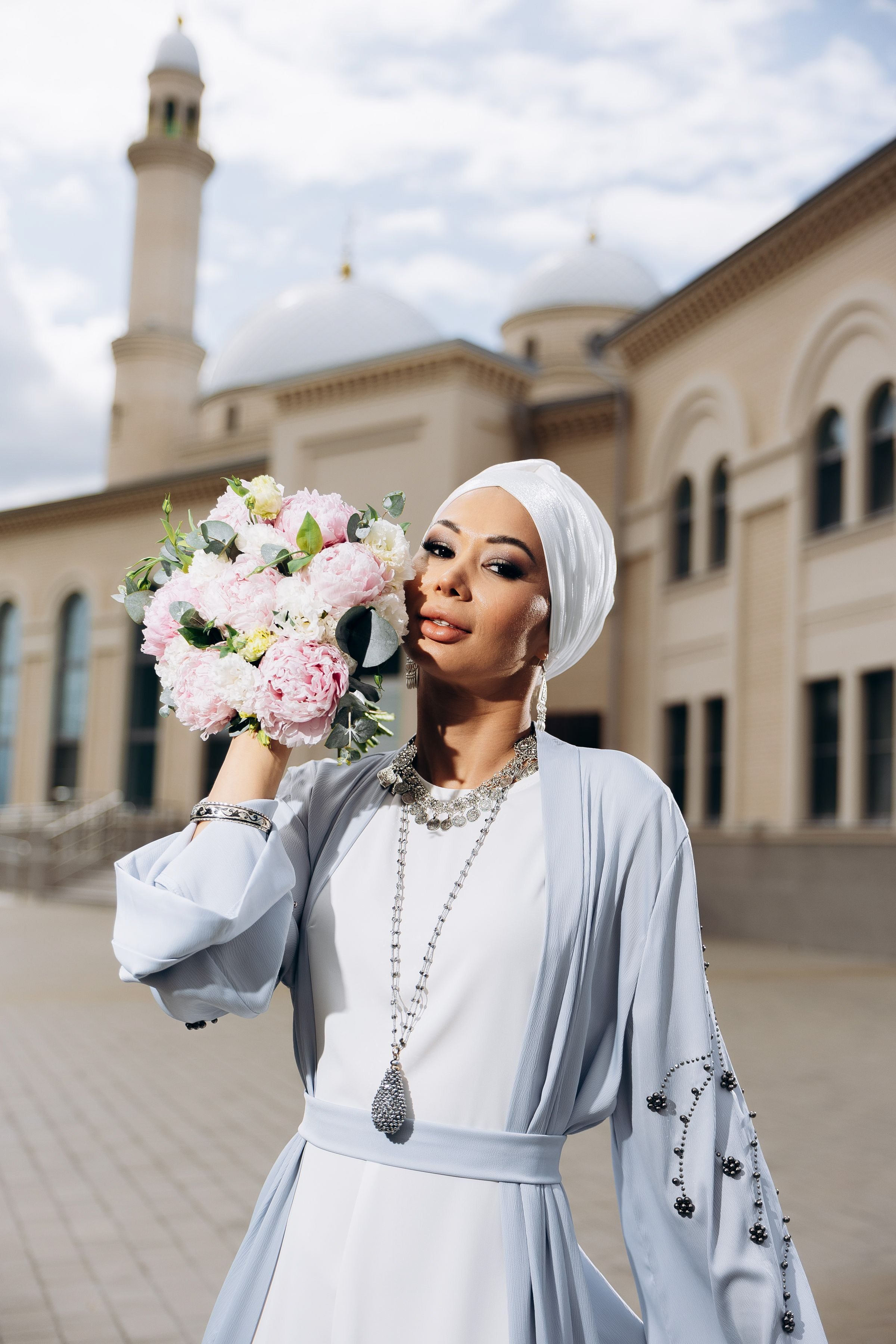 никах в мечети Сулейман,  фотосессия в мечети Сулейман, фотограф на никах Казань Ranas4you, образ невесты на никах, завязывание платка Казань, платье на никах Казань, фотограф на мусульманские свадьбы Ranas4you