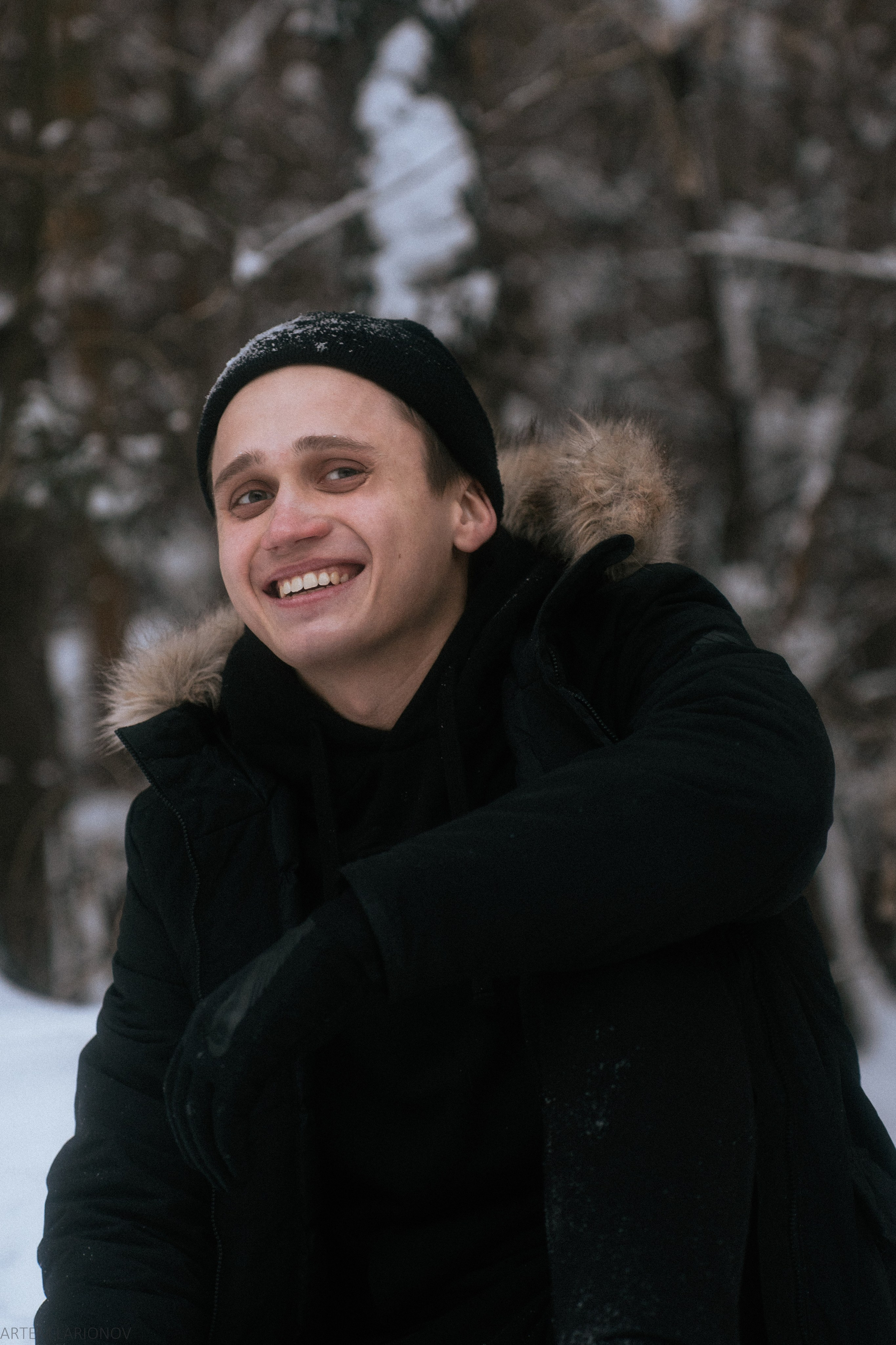 Снежный лес. Фотограф Артем Ларионов