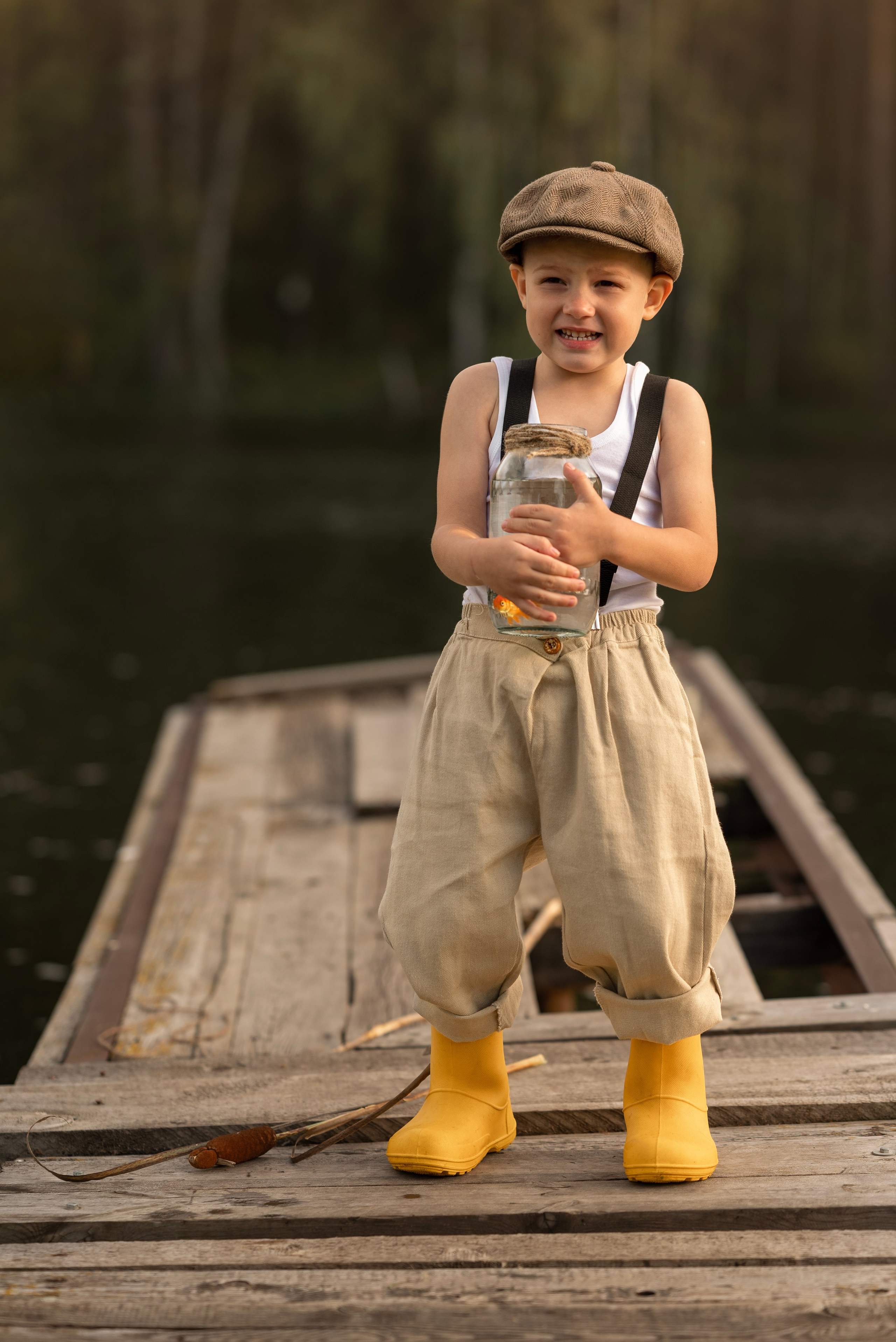 Кирилл на рыбалке