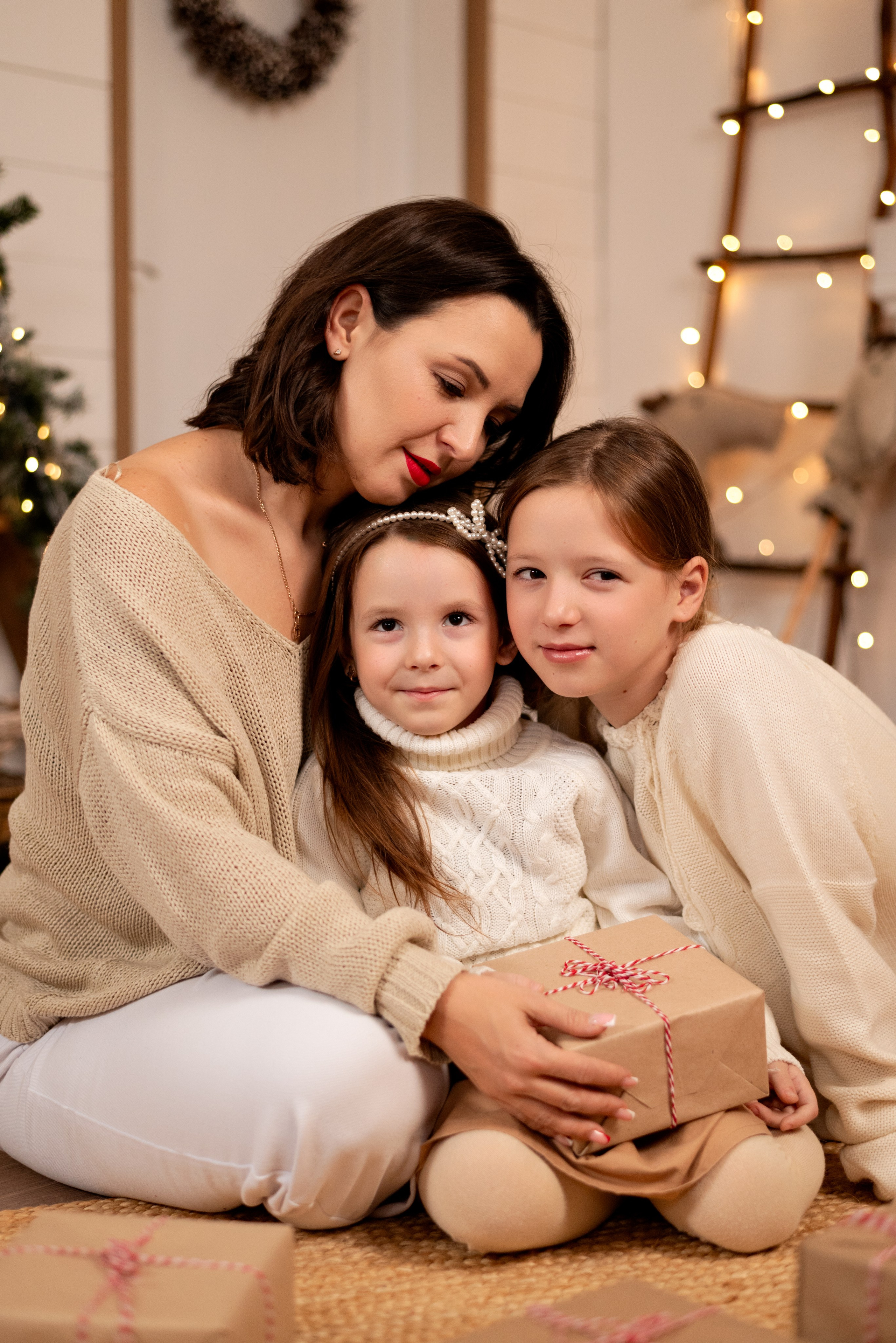 Семейная новогодняя фотосессия