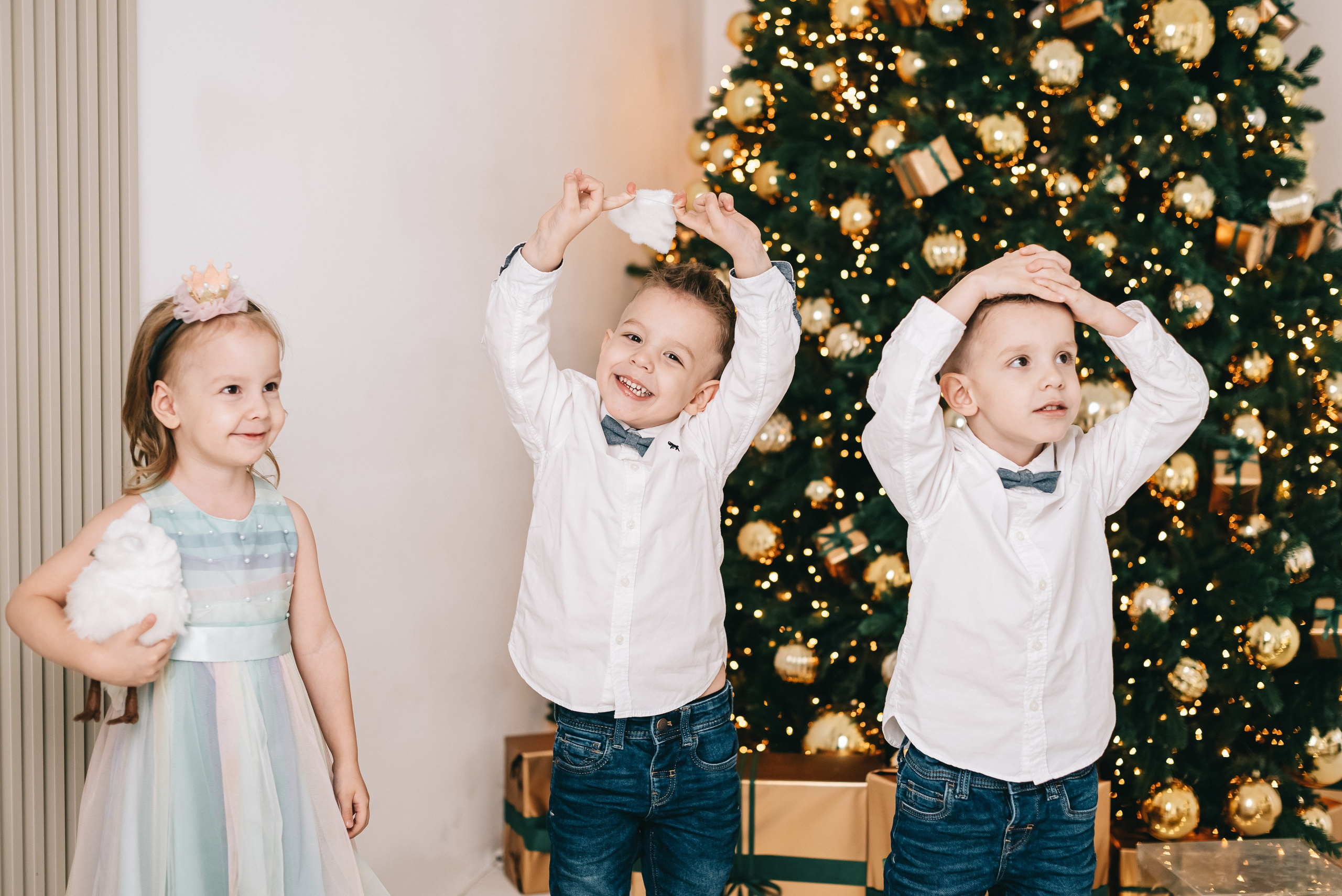 Новогодняя семейная фотосессия Кемерово