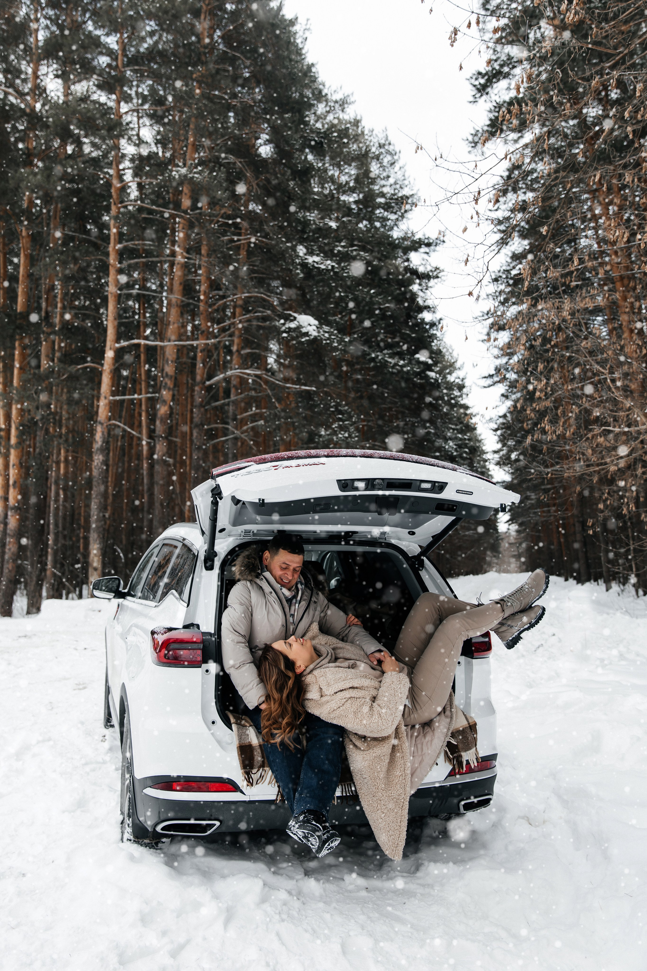 Зимняя прогулка. Свадебный и семейный фотограф у Уфе Евгения Сазонова