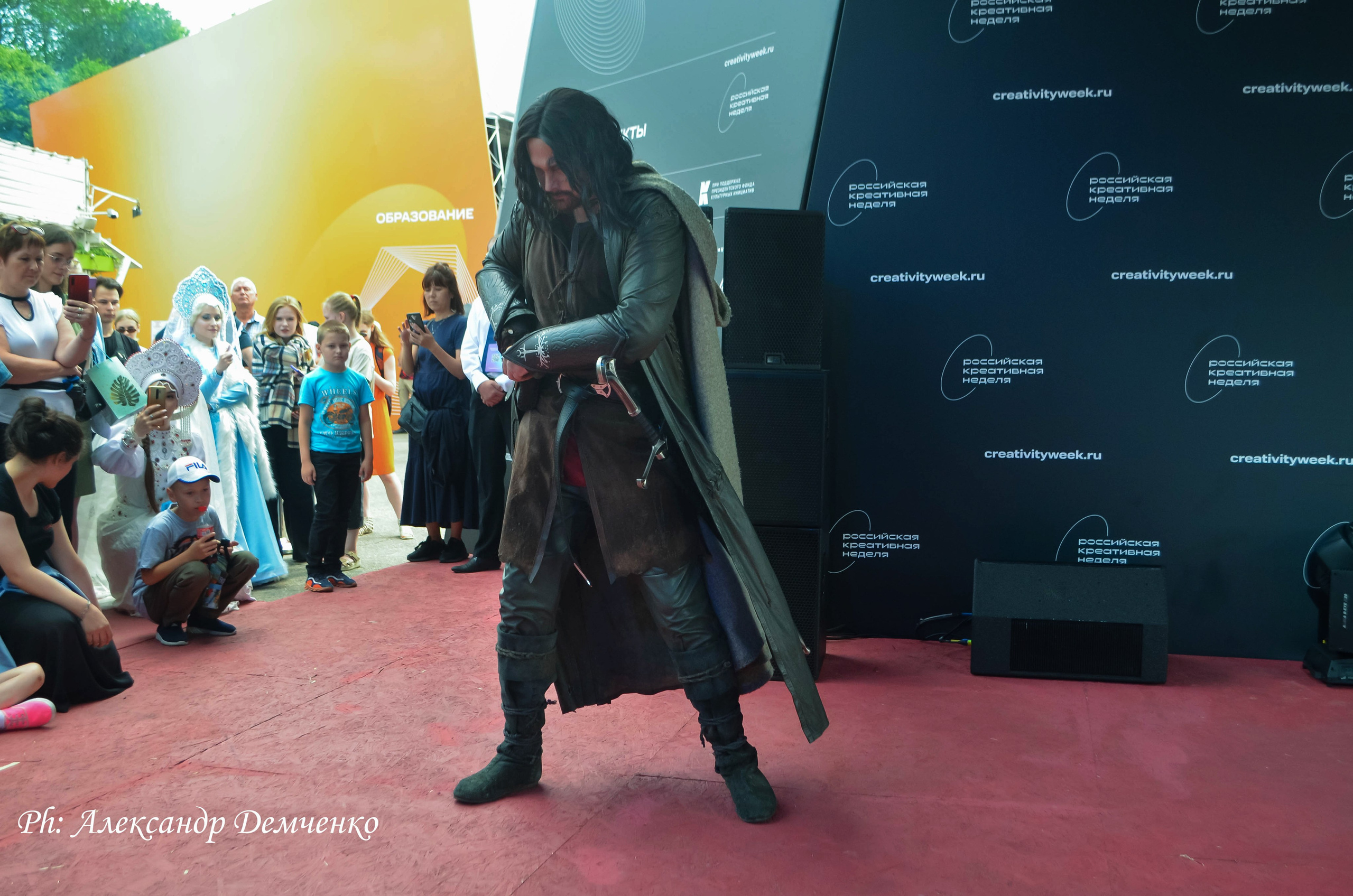 Фотосессия сцены в Москве на разных репортажных мероприятий