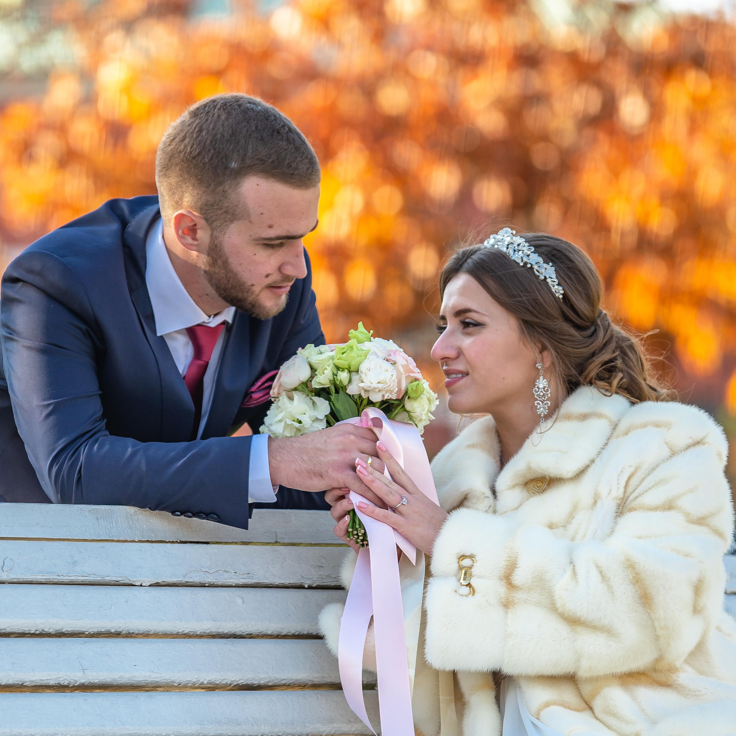 Свадебные съемки в ландшафте городских парков