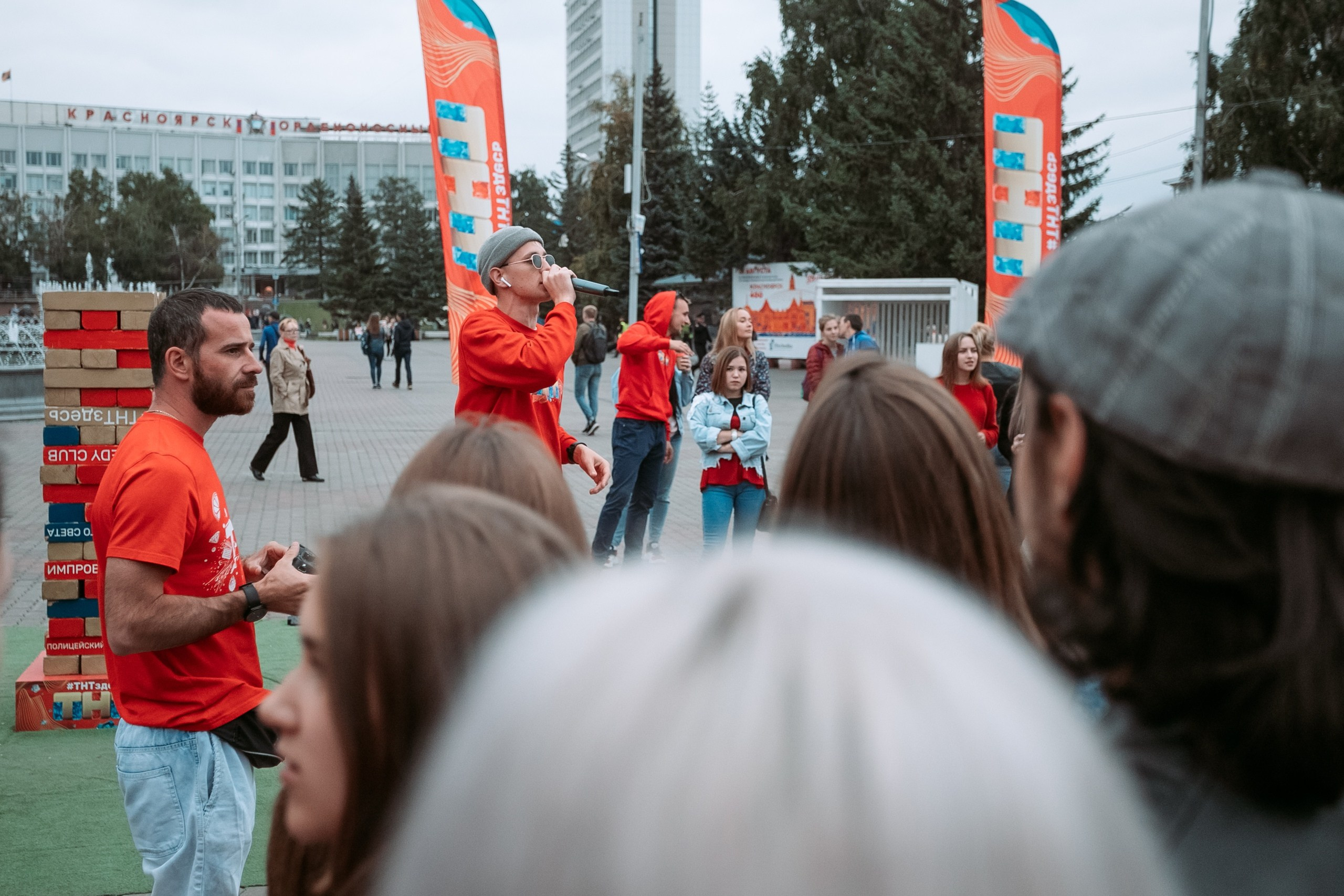 Попади на ТНТ @ Театральная площадь. Репортажный фотограф Максим Полянский. Москва, Санкт-Петербург, Красноярск