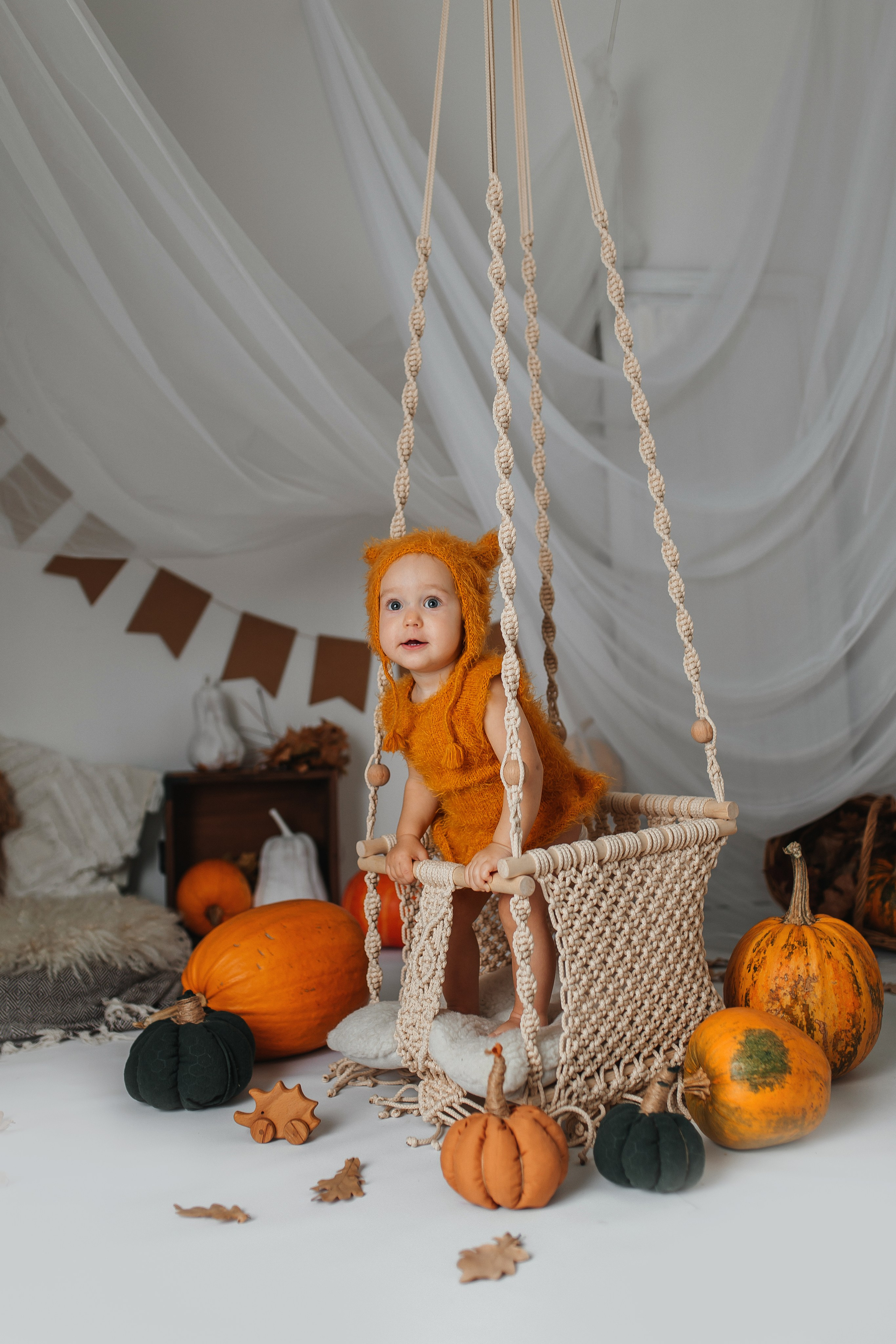 Тыквы. Фотограф новорождённых Екатерина Боброва. Ульяновск