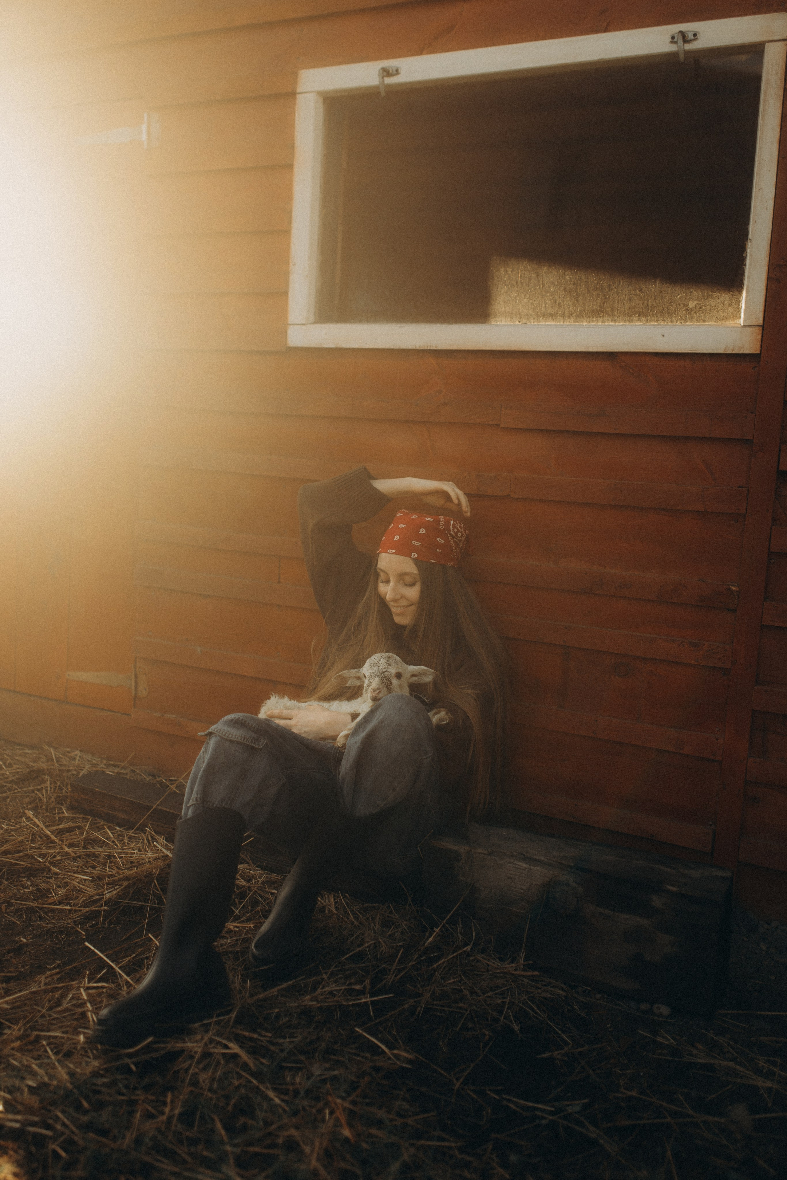 Семейная фотосессия на ферме. Семейный и свадебный фотограф в Новосибирске/Бийске Екатерина Логинова