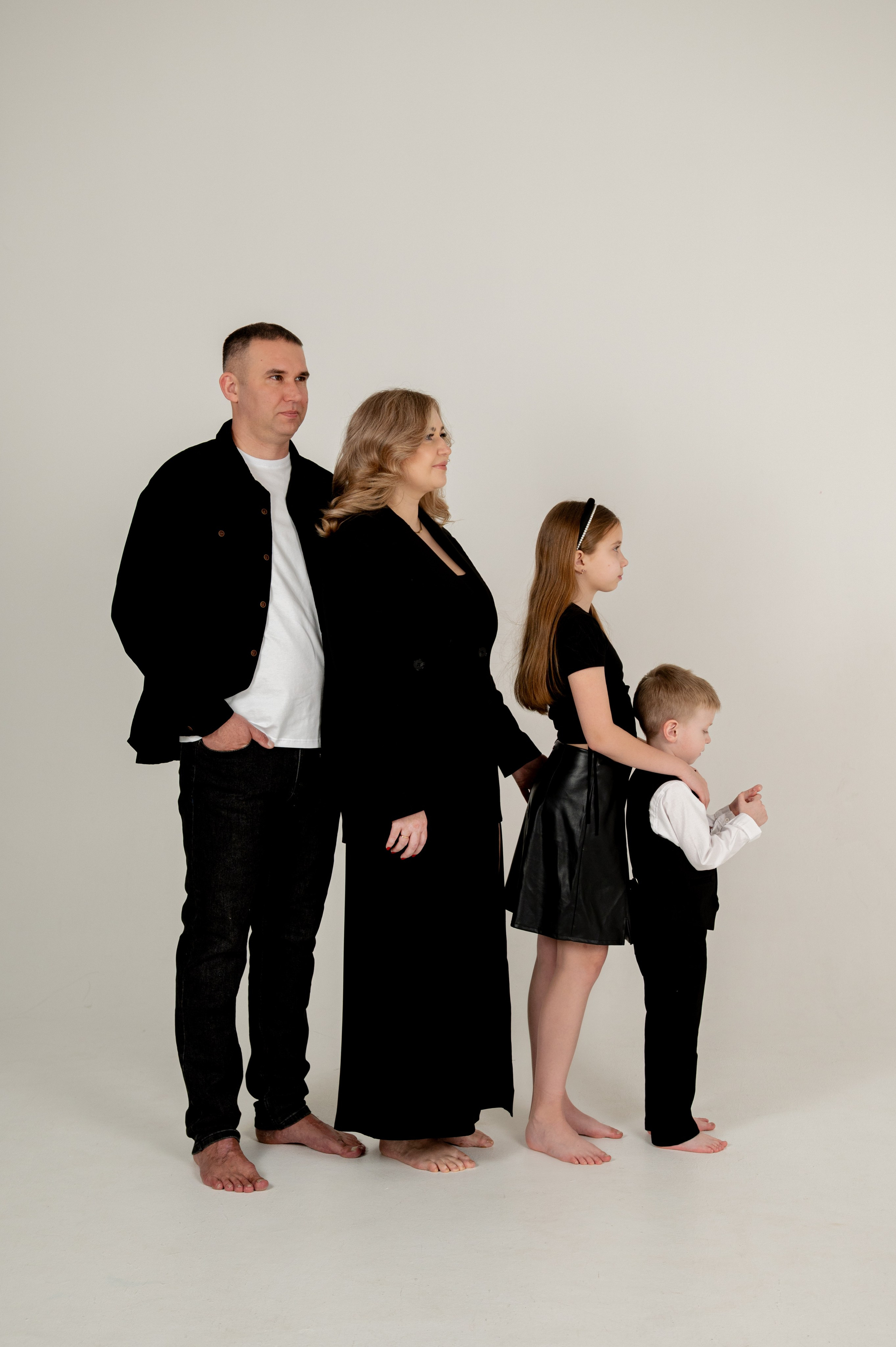 | мама, папа, дочка и сын |. Свадебный и портретный фотограф в Казани