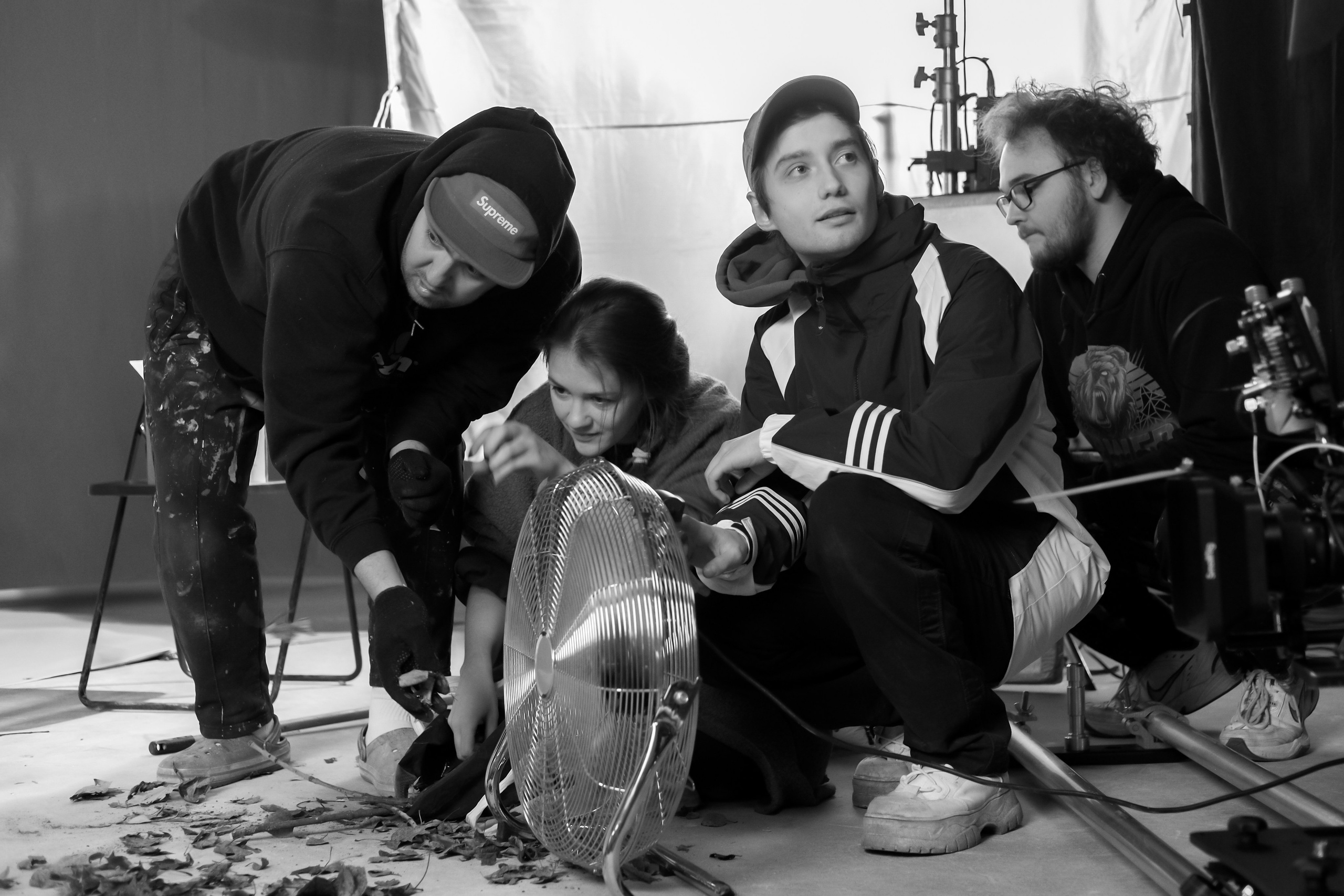 Съёмка рекламы мороженого