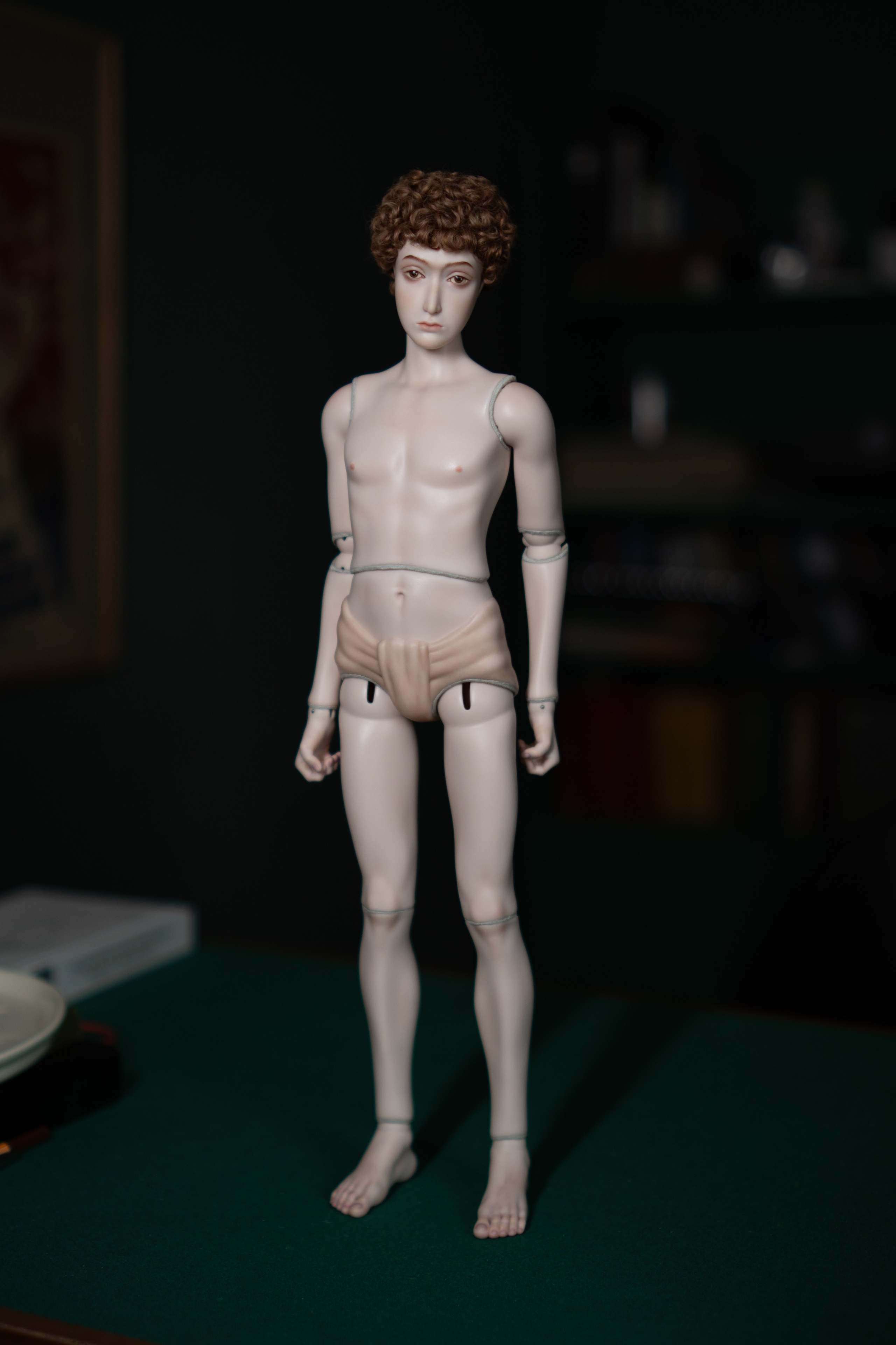 Шарнирная скульптура Святого Георгия 200 тыс руб. Авторские Шарнирные куклы и украшения из фарфора Алексаны Лавринчук