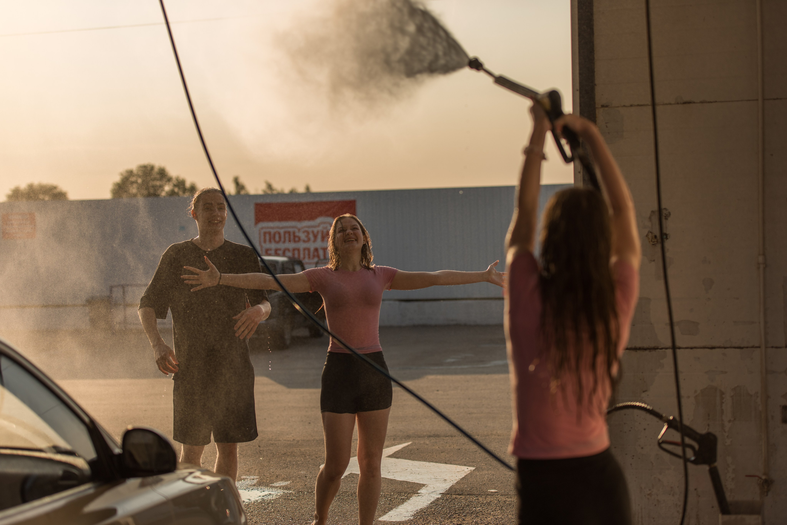 На автомойке. Фотограф Саратов Юлия Петрова