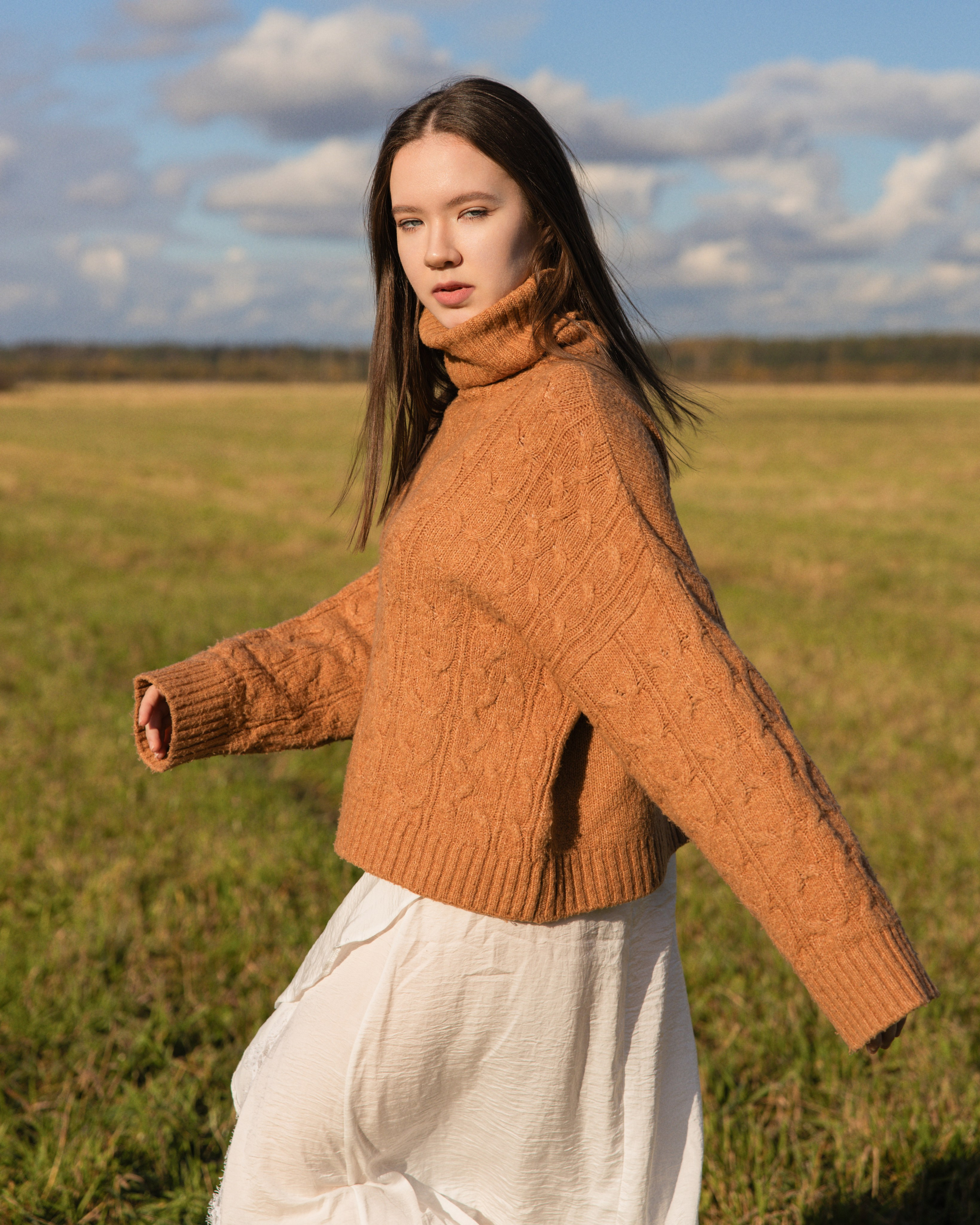 Прогулка в поле осенью. Фотограф в Санкт-Петербурге Вагнер Юлия