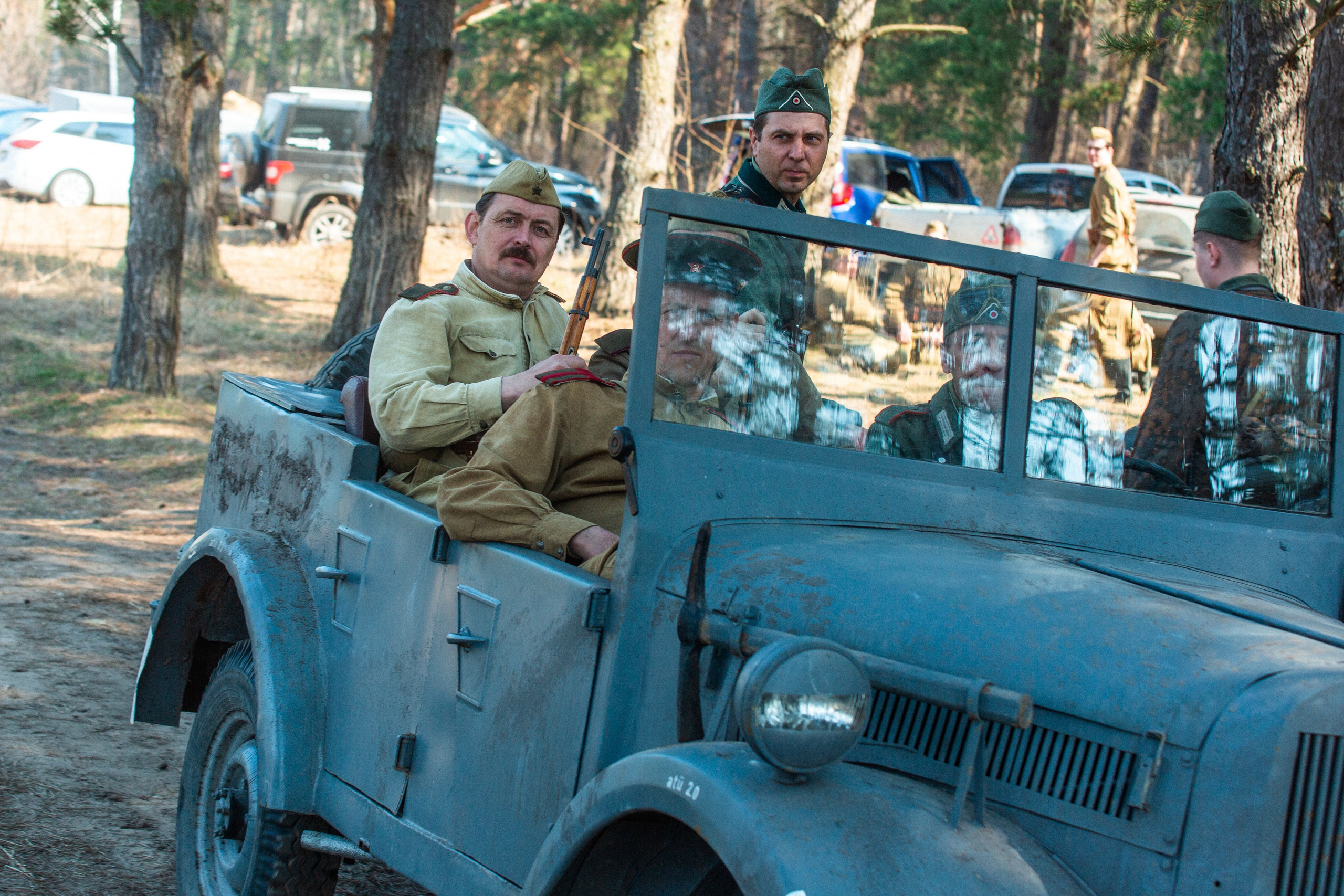 РЕКОНСТРУКЦИЯ БОЯ — ВОВ — БИТВА ЗА ГОРОД. Профессиональный фотограф в Мценске и Орловской области