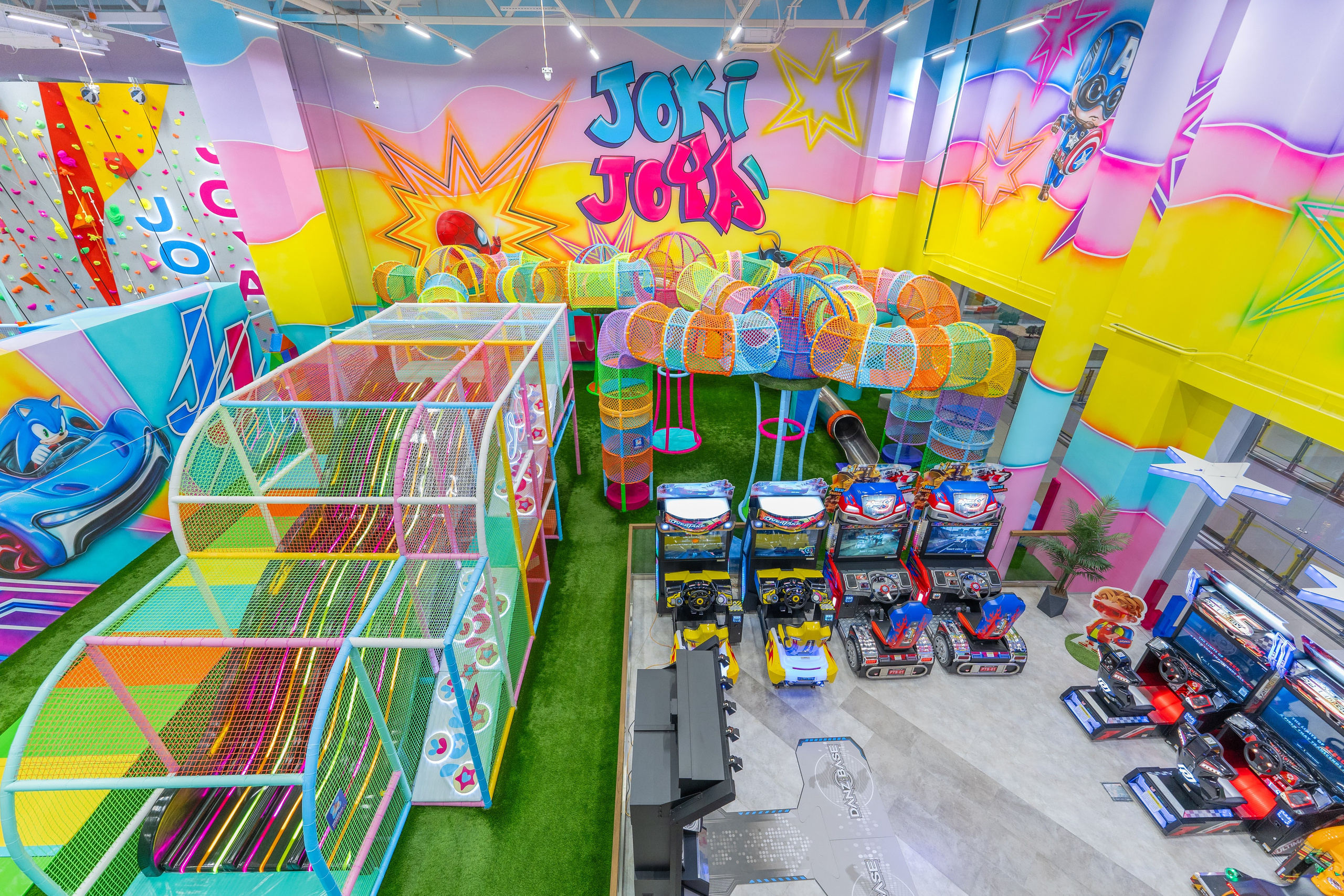 Парк развлечений Joki Joya Лефортово. Интерьерный фотограф Александра Солдатова