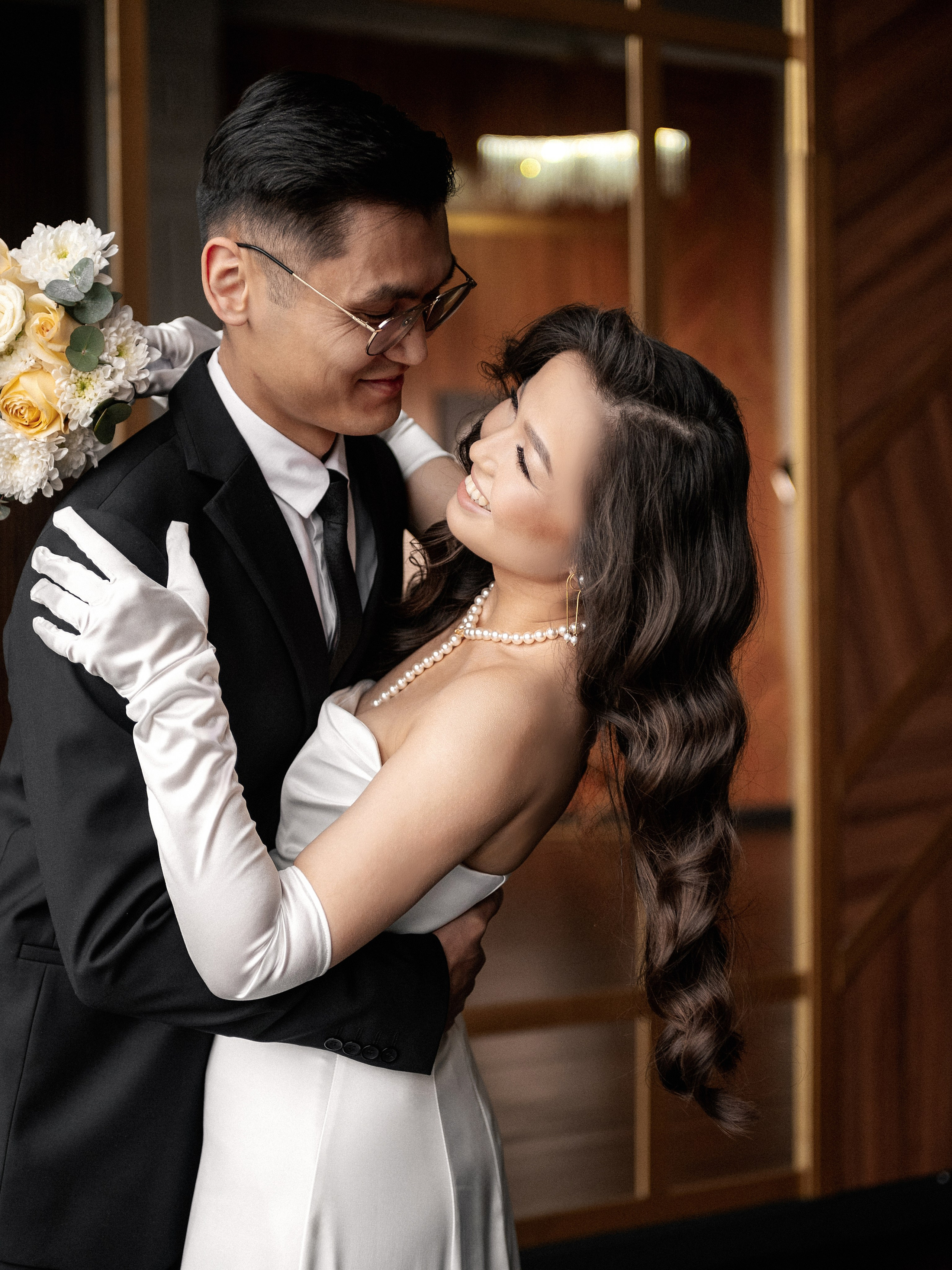 >Свадебная фотосессия в студии зал Гэтсби, Новосибирск | Яна Иванова. Семейный и свадебный фотограф в Новосибирске Иванова Яна