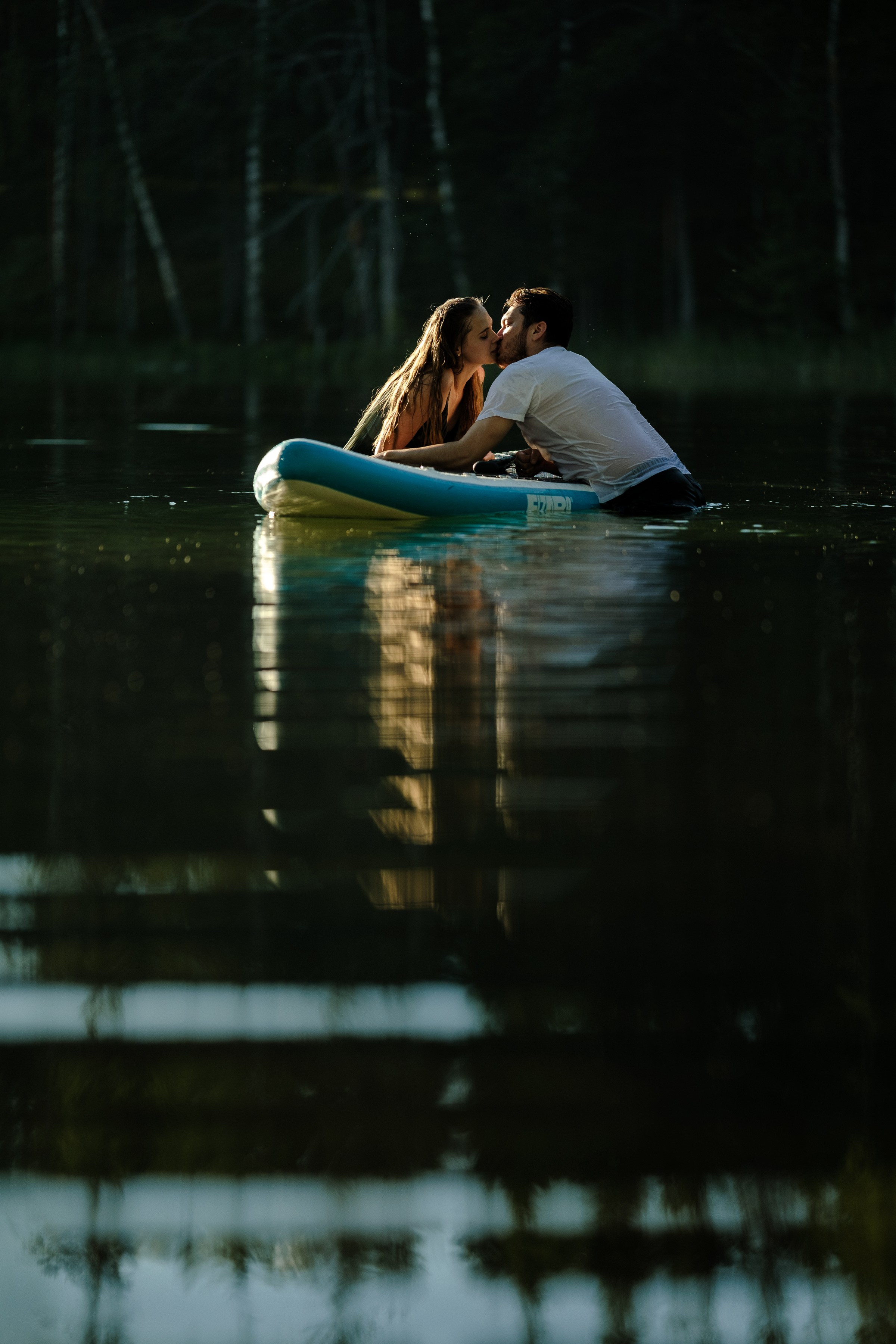 Петя и Лина, на сапах. Интерьерный фотограф и видеограф в Санкт-Петербурге Вадим Балбашевский