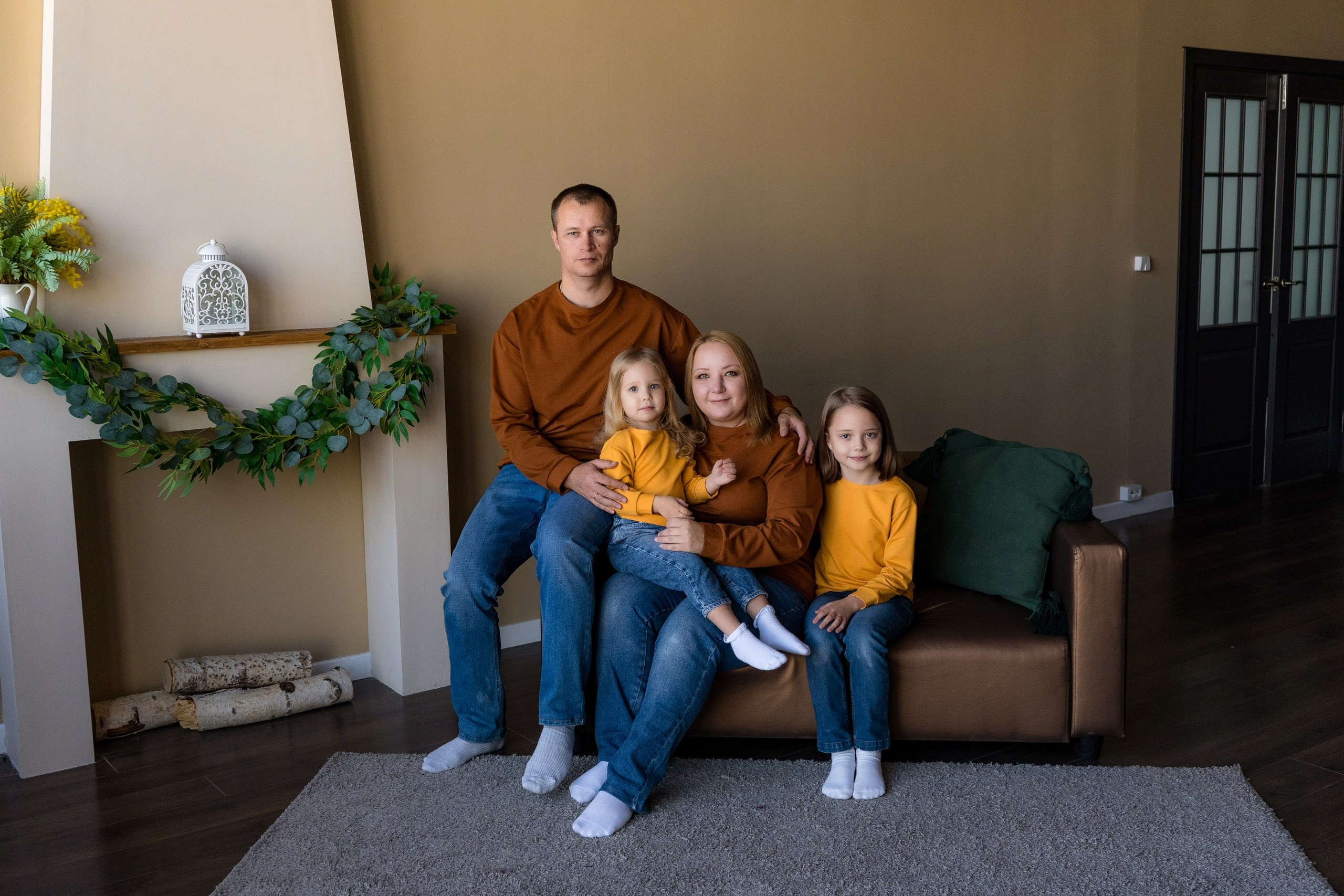 Комплекты Family look. Фотостудия Малина в городе Улан-Удэ. Фотограф Ирина Жарникова