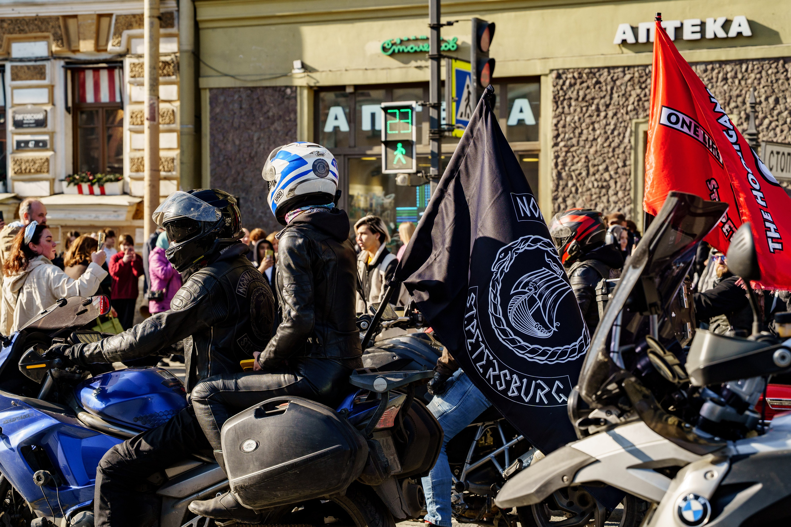 Прохват мотоклуба Norman Riders ч.1. Концертный и репортажный фотограф в Санкт-Петербурге Слава Пахомов