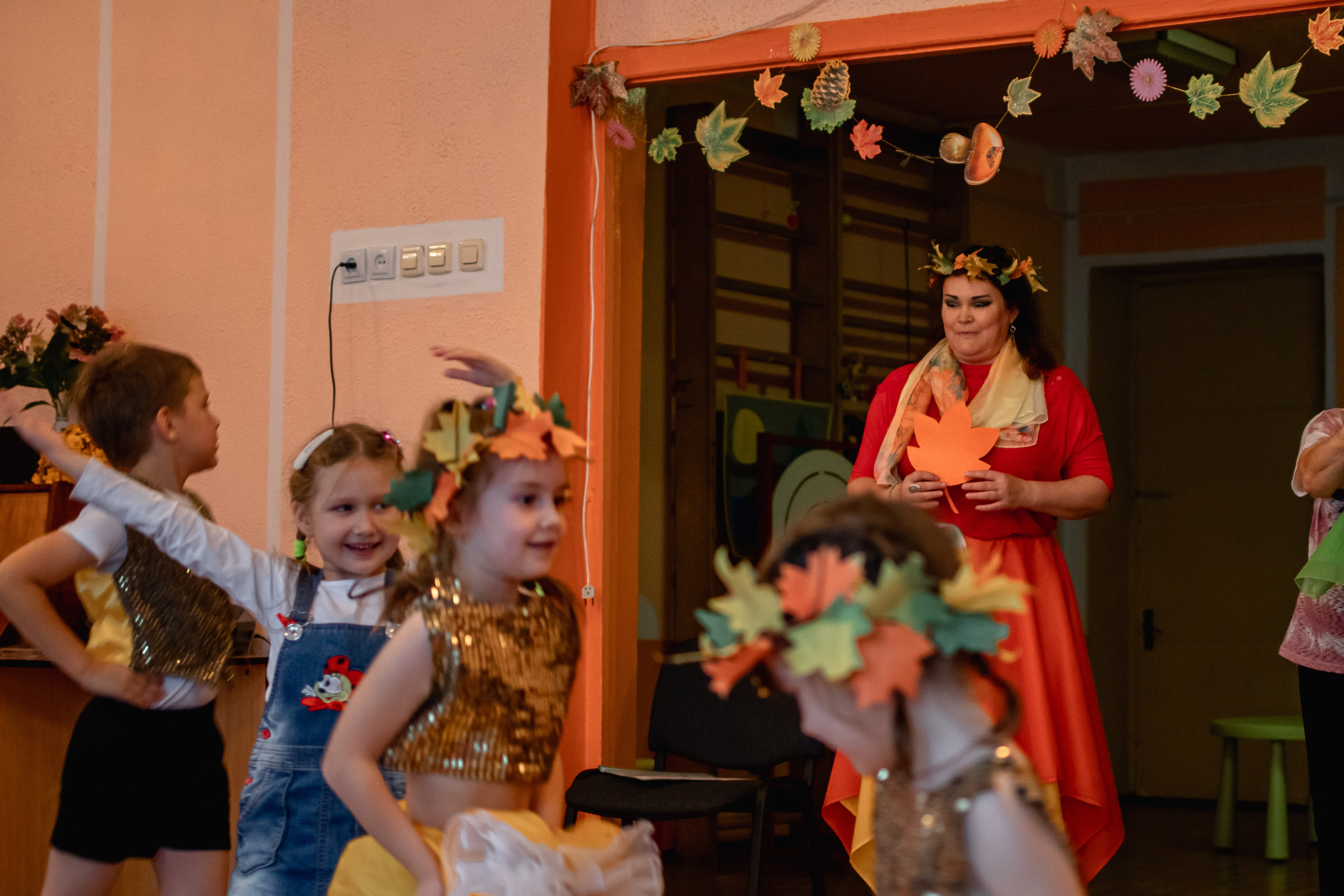 Осенний праздник в детском саду. Маргарита. Семейный фотограф в Минске Приболовец Светлана