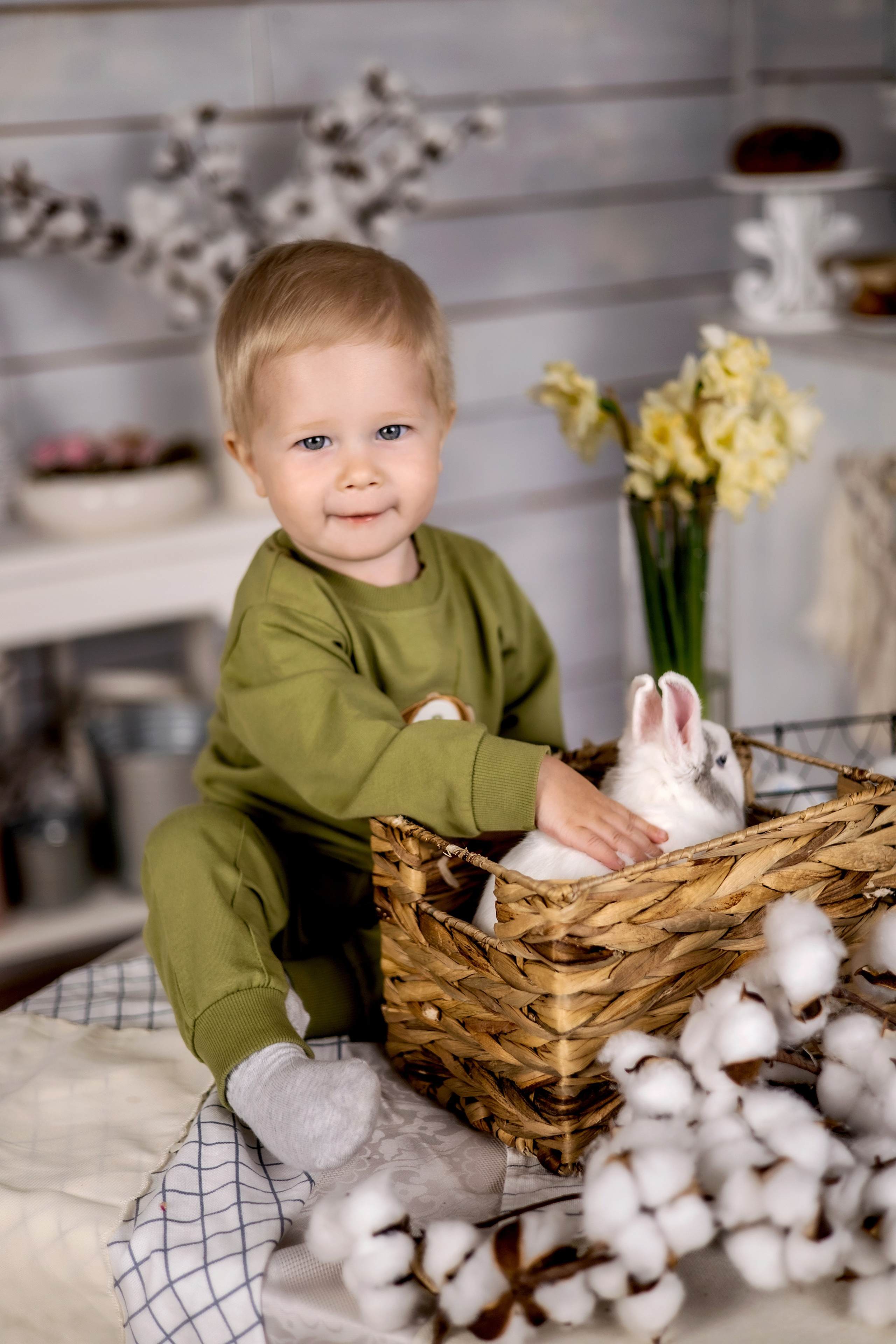Пасхальный детский фотопроект 2024. Фотограф Надежда Лукьянова