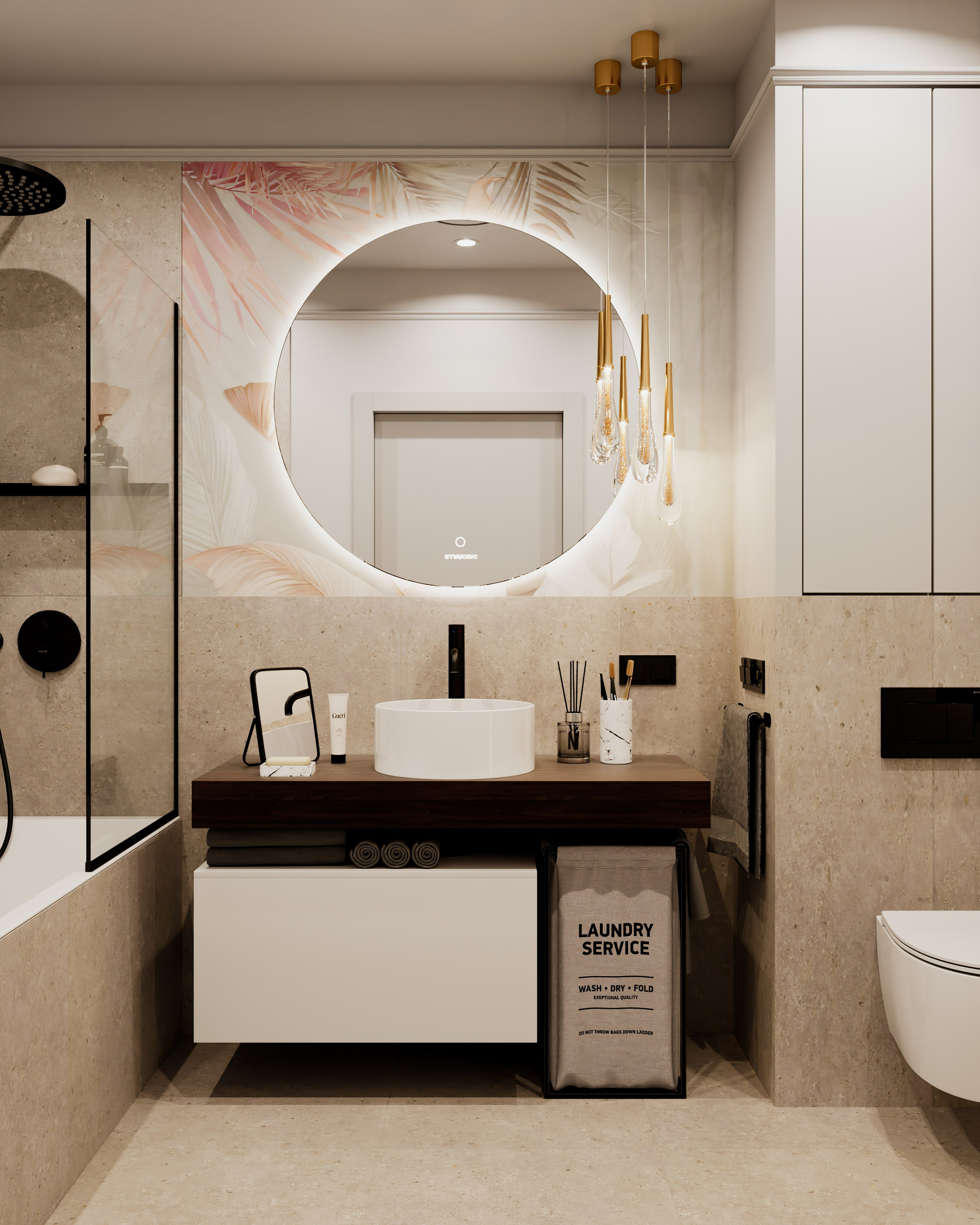 Санузел по проекту Мартыновой Н. и Бородиной Е. Визуализатор Векшина Елена