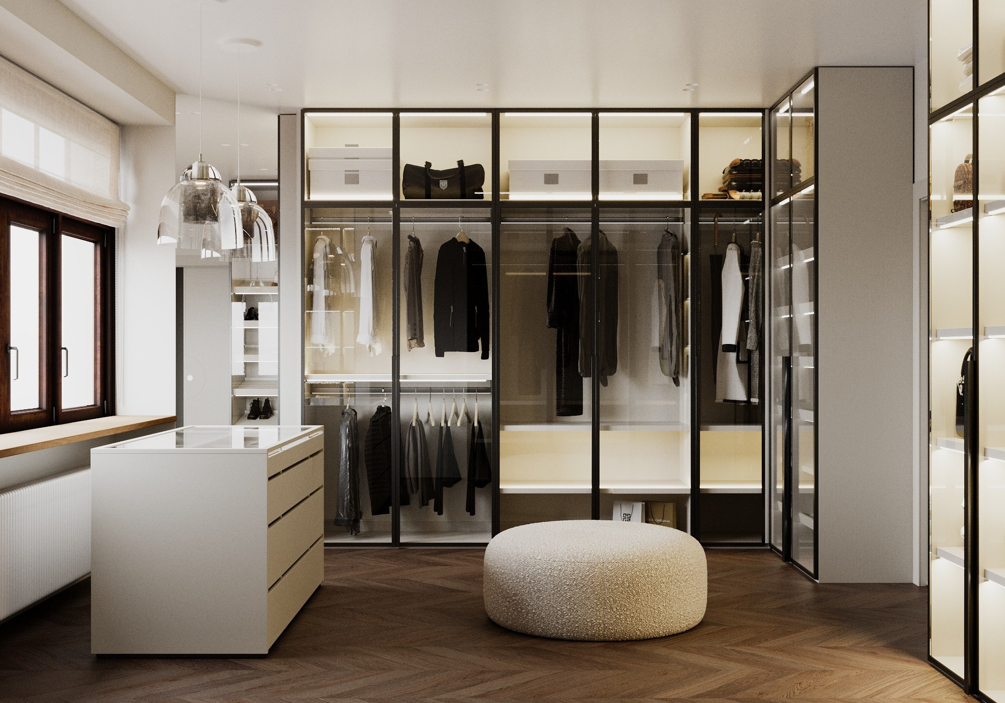 Большая гардеробная Финал. Визуализатор Векшина Елена