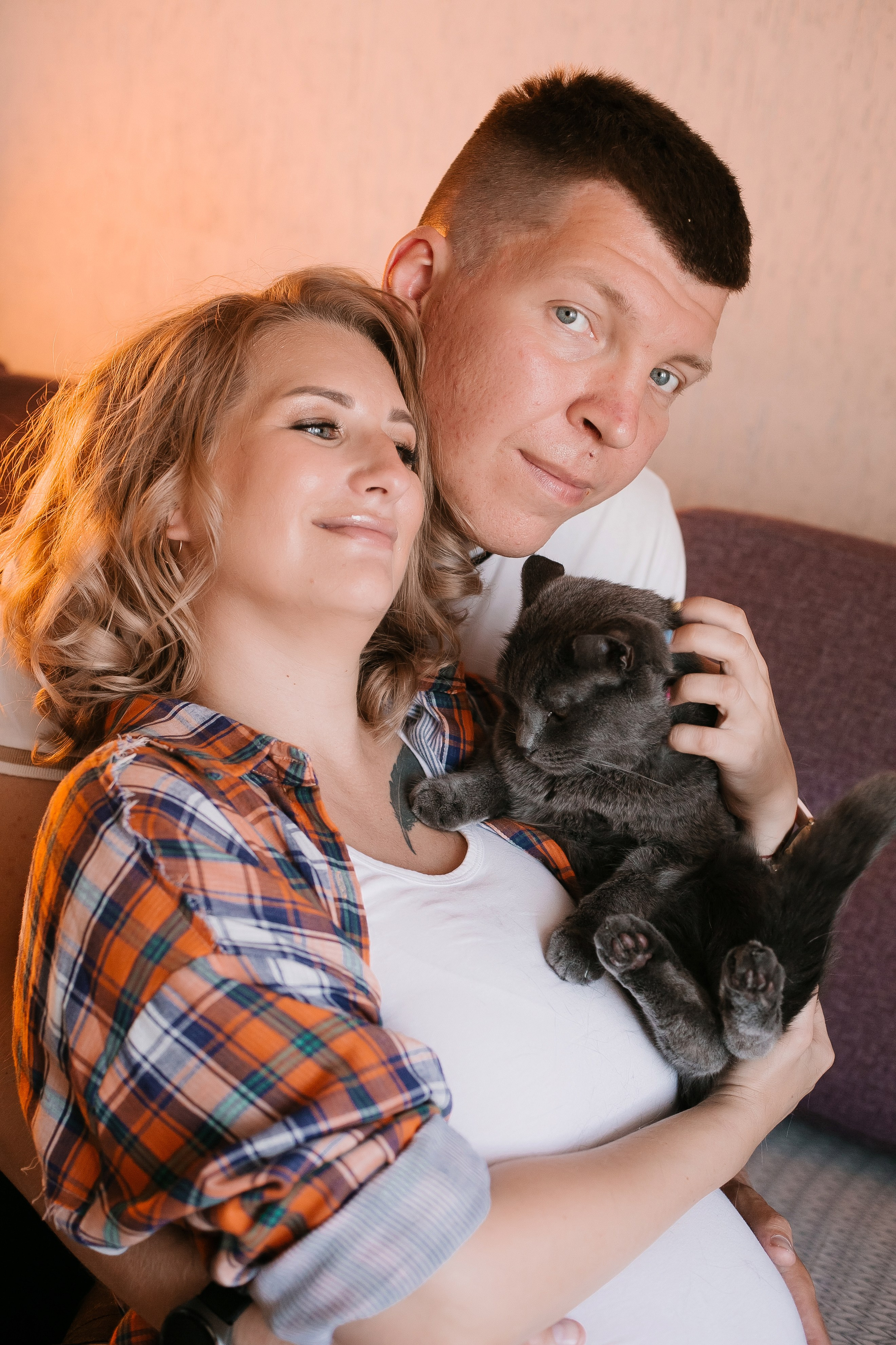 Дарья, Артем и котики все ждут. Свадебный, семейный и детский фотограф в г. Абакан респ. Хакасия Любов