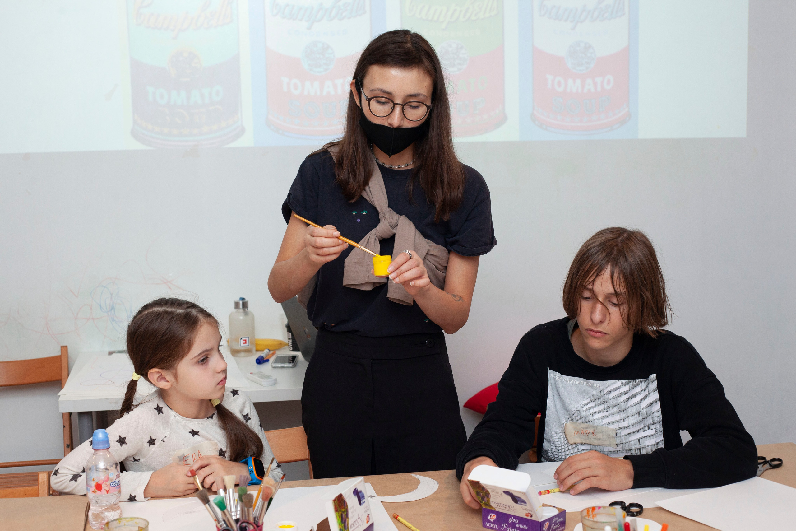 Детский мастер-класс в ММОМА. Stanislav Baryshev — People. Emotions. Atmosphere