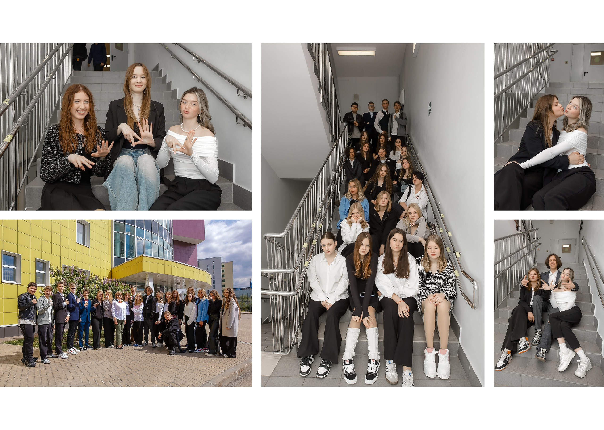 АЛЬБОМ 9 КЛАСС НА 5 РАЗВОРОТОВ. Фотограф в Москве Ольга Колесникова