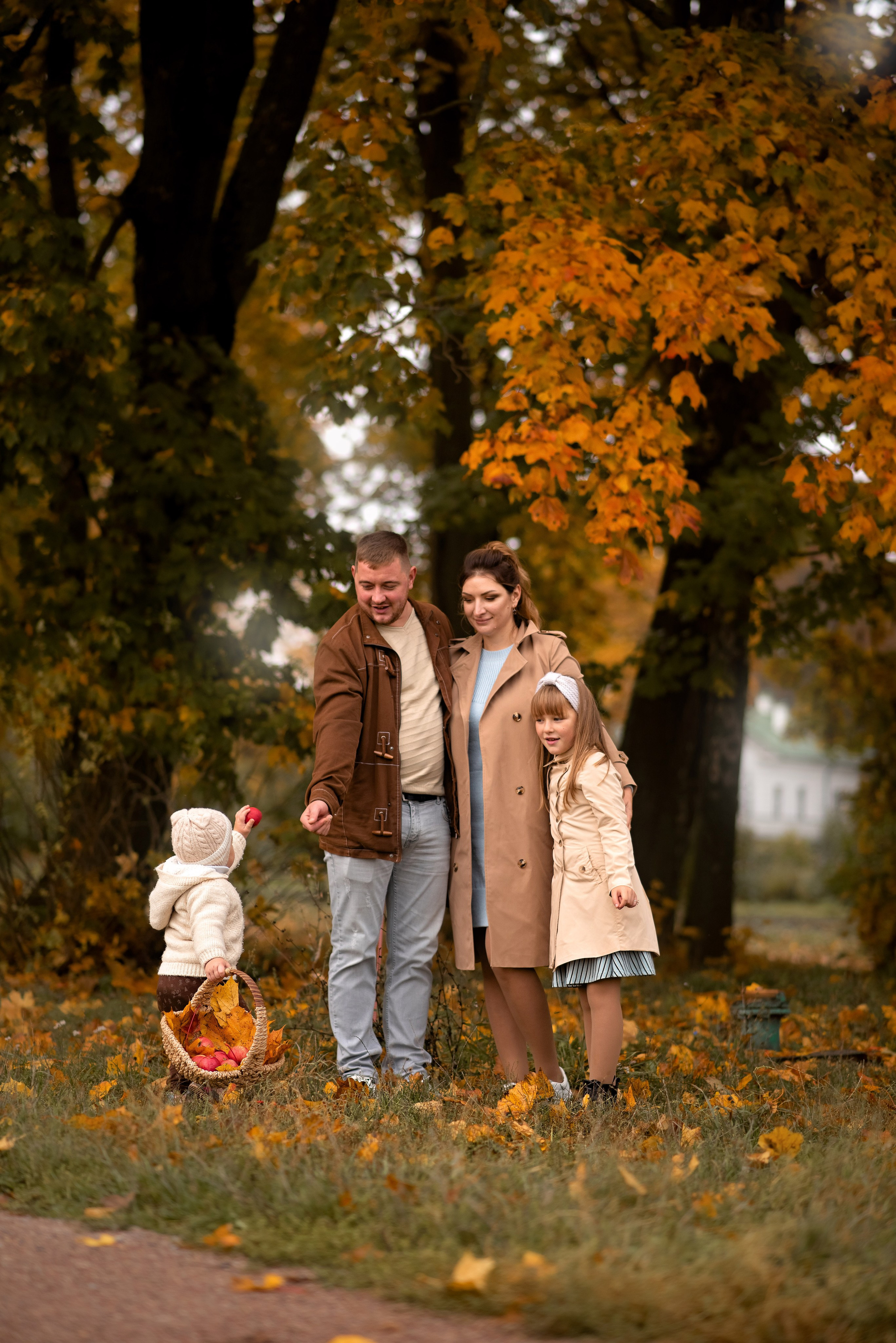 Семейная фотосессия в Ясной Поляне. Осень. Семейный и детский фотограф в Туле Светлана Воронкова