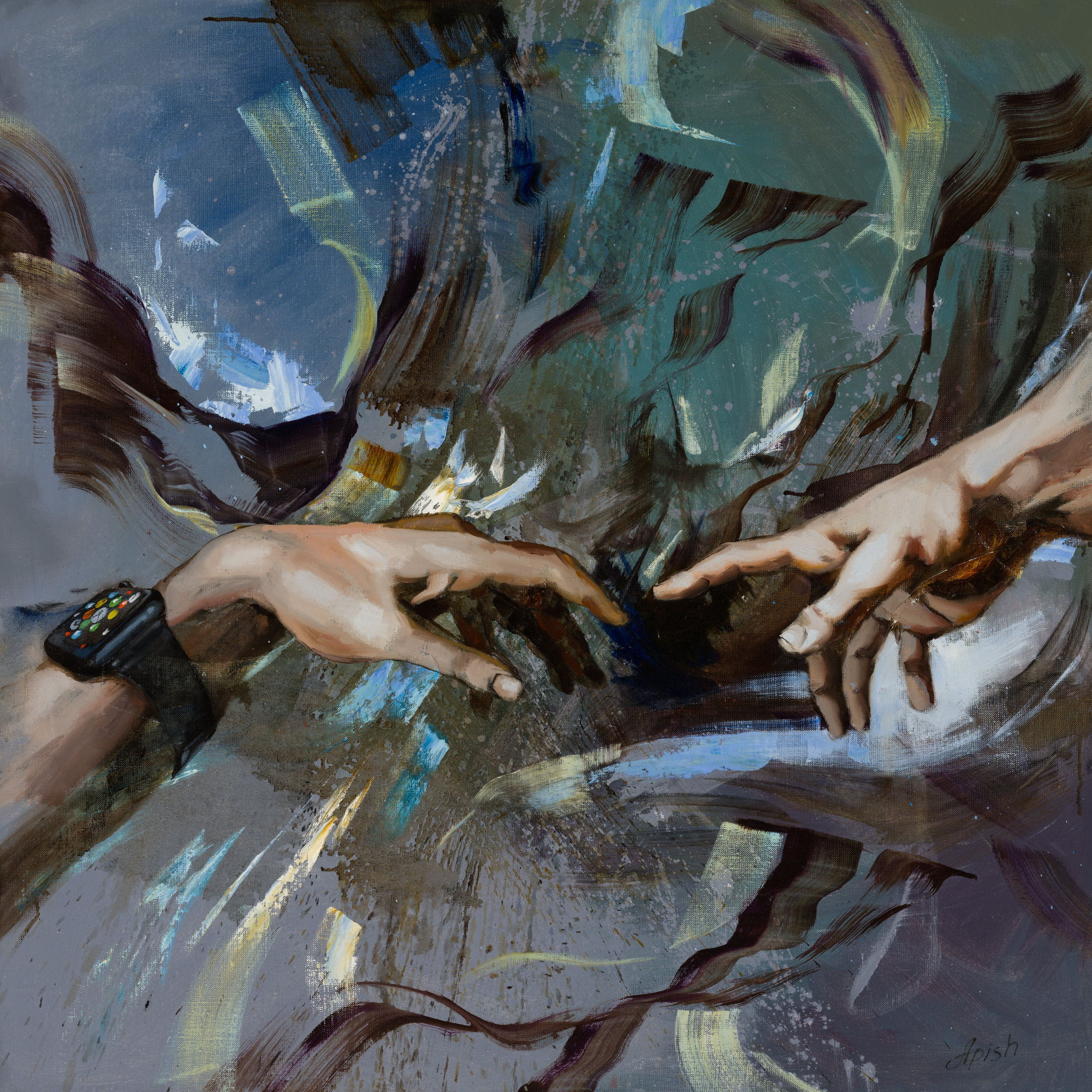 Числа Фибоначчи 144,55,8 (Сергей Глушко (Тарзан), художник) - фотограф Сергей Денисенко