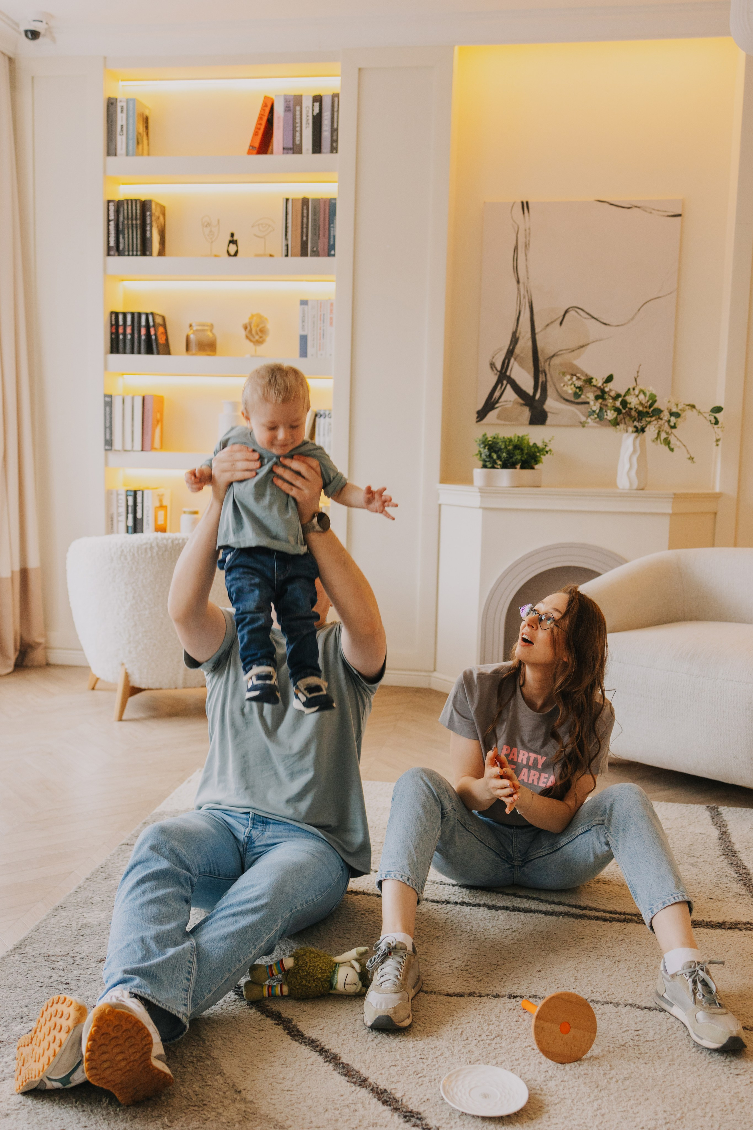 Большая семья. Домашняя фотосессия