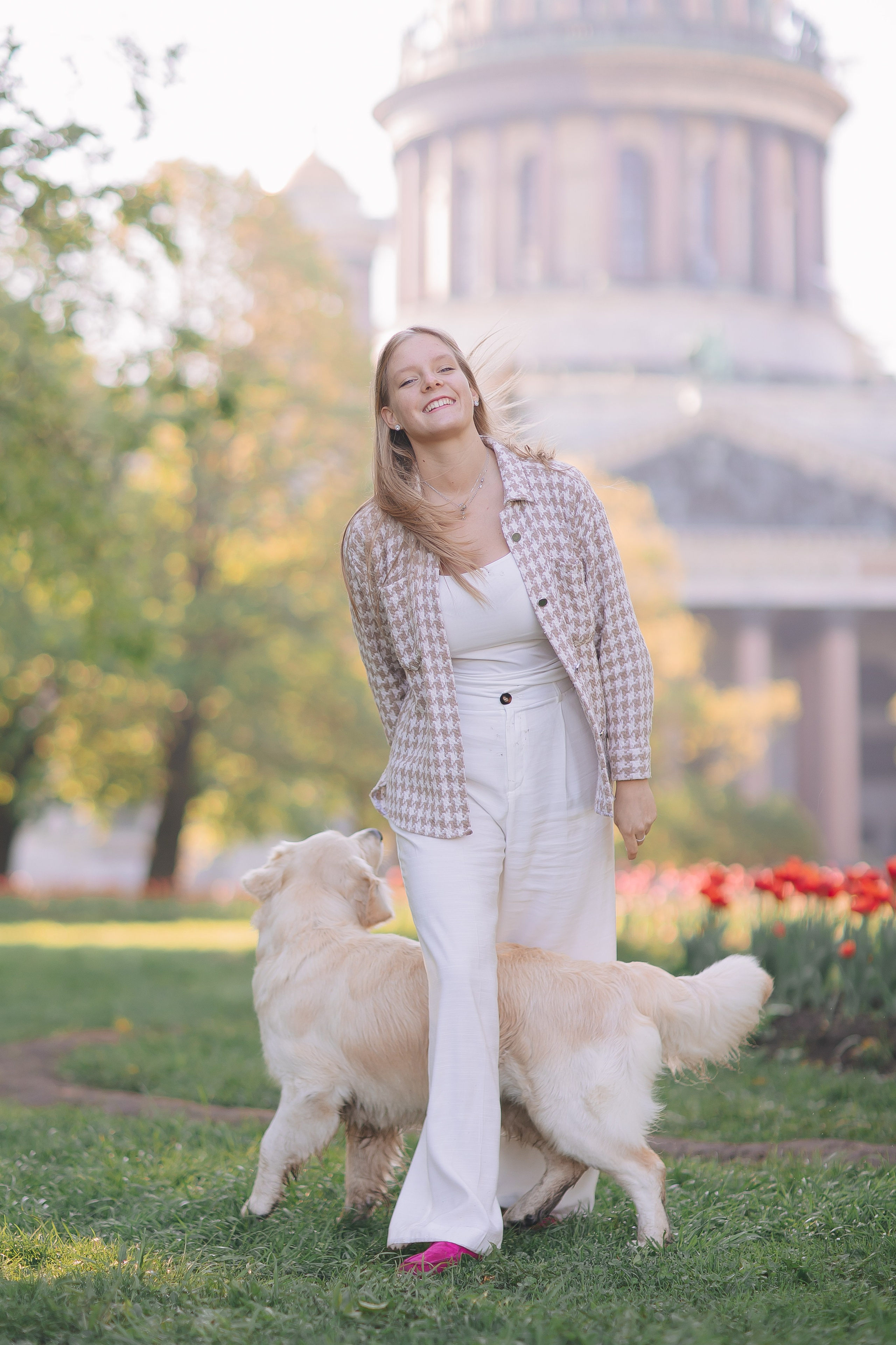 Золотистый ретривер Мона, Питер. Свадебный и женский фотограф