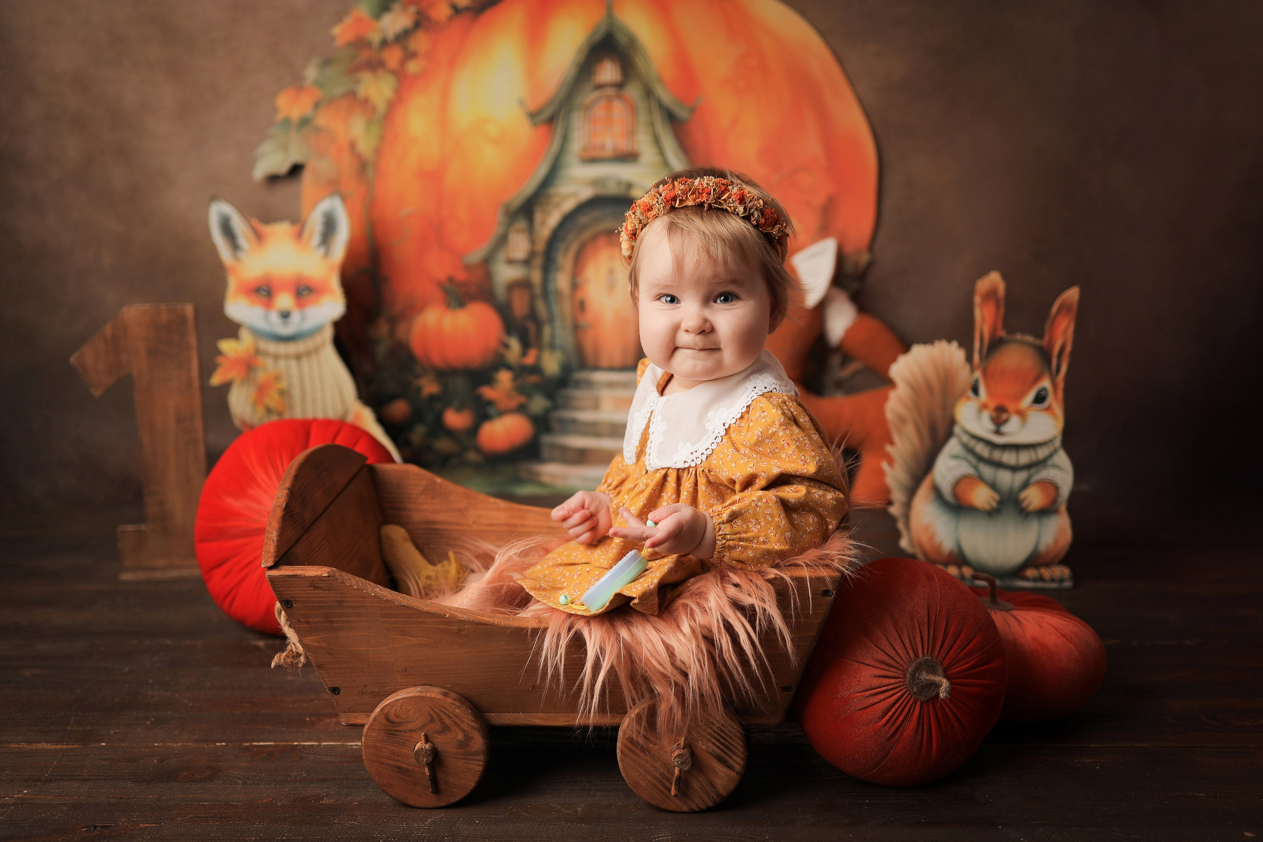 Юлианна, 1 годик. Фотограф новорожденных в Новокузнецке Анна Горошникова