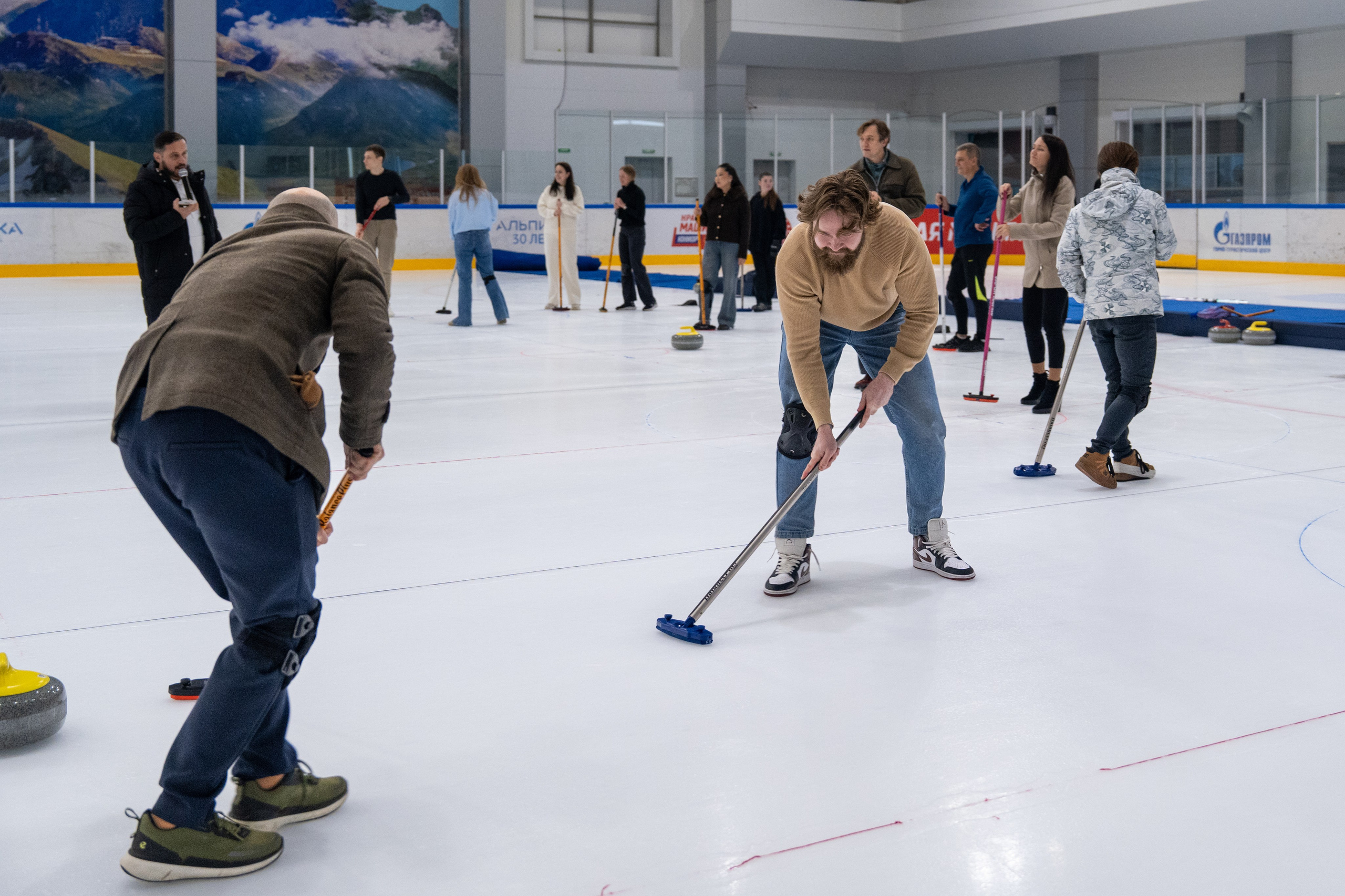 Керлинг для компании Р-Фарм. Репортажный фотограф в Красной Поляне и Сочи Павлюченко Екатерина